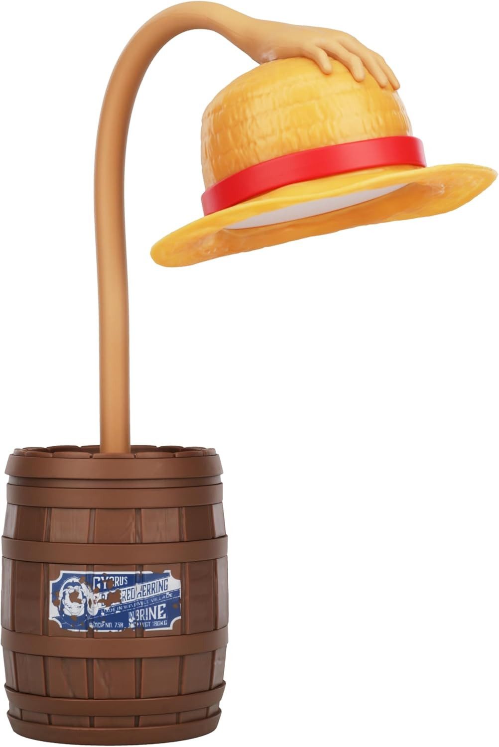 Paladone Dekolicht One-Piece Strohhut-Schreibtischlampe, LED fest günstig online kaufen