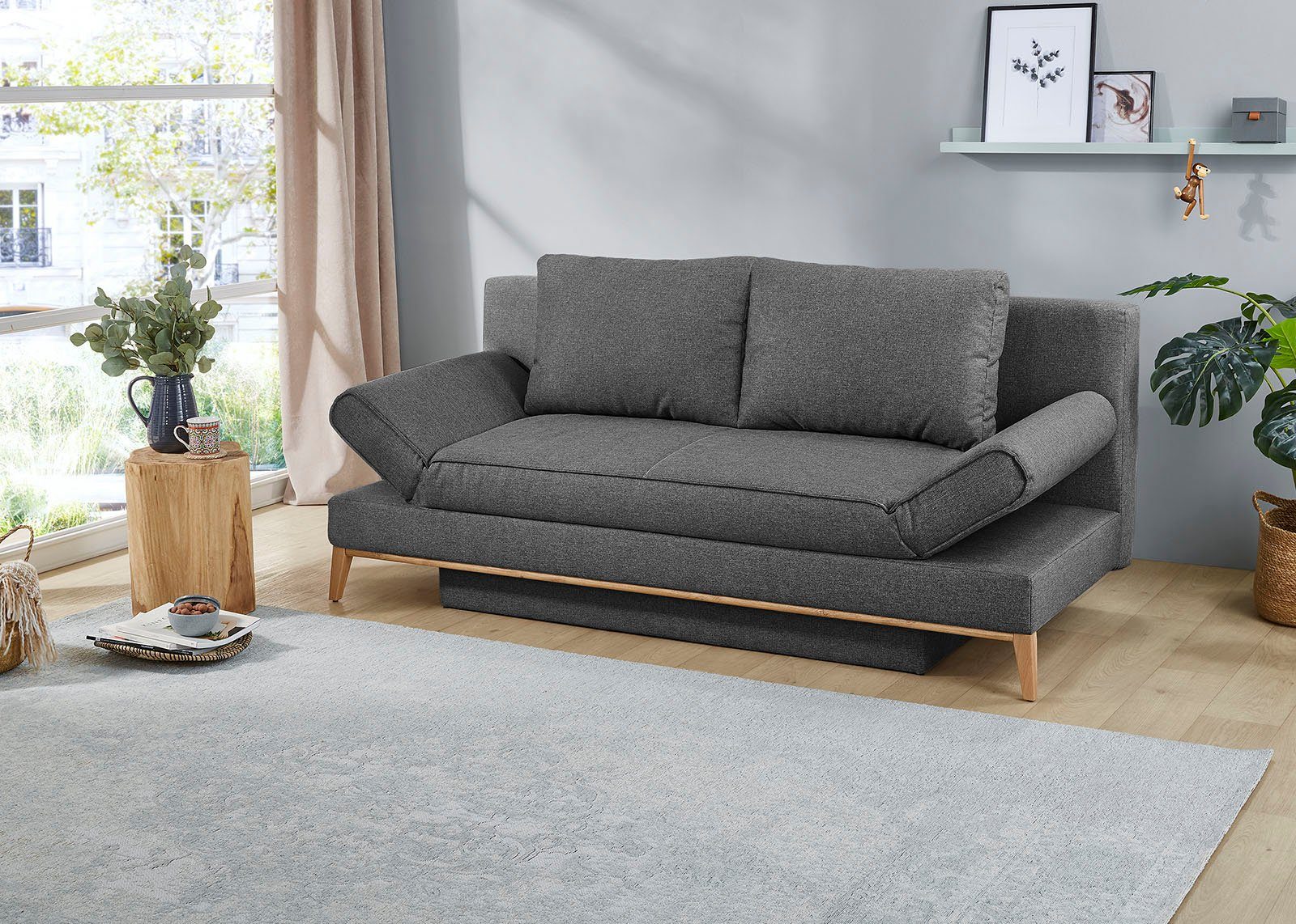 Jockenhöfer Gruppe Schlafsofa Yann, B: 198 cm, Liegefl. 138x198 cm, mit Bet günstig online kaufen