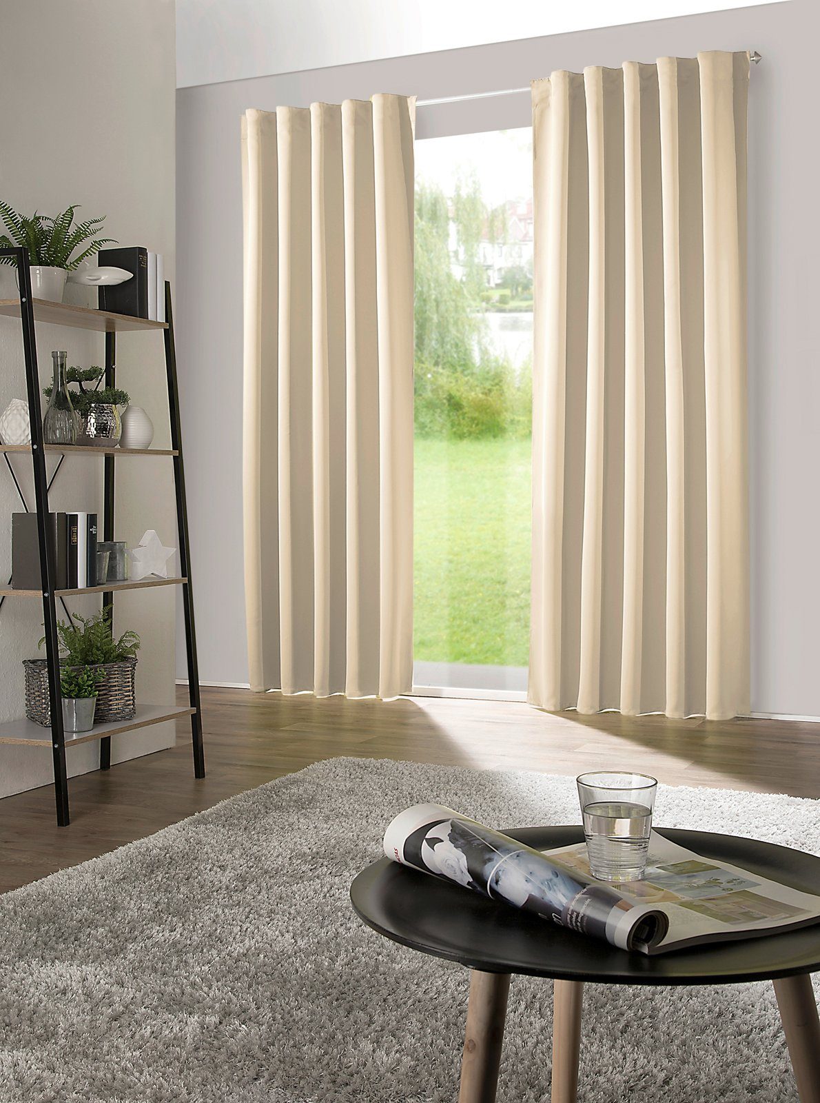 heimtexland Verdunkelungsvorhang Thermo Verdunklungsgardine Deko Gardine Vo günstig online kaufen
