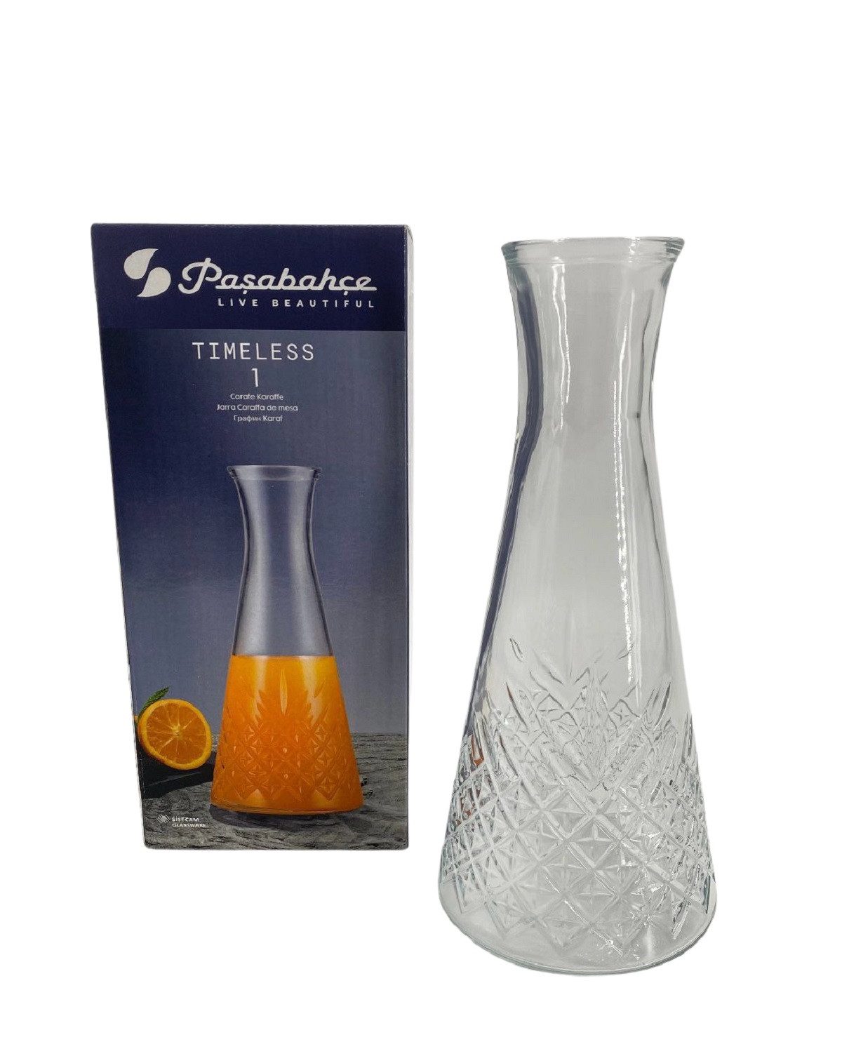 Karaffe Pasabahce Tımeless Karaffe Flasche Krug