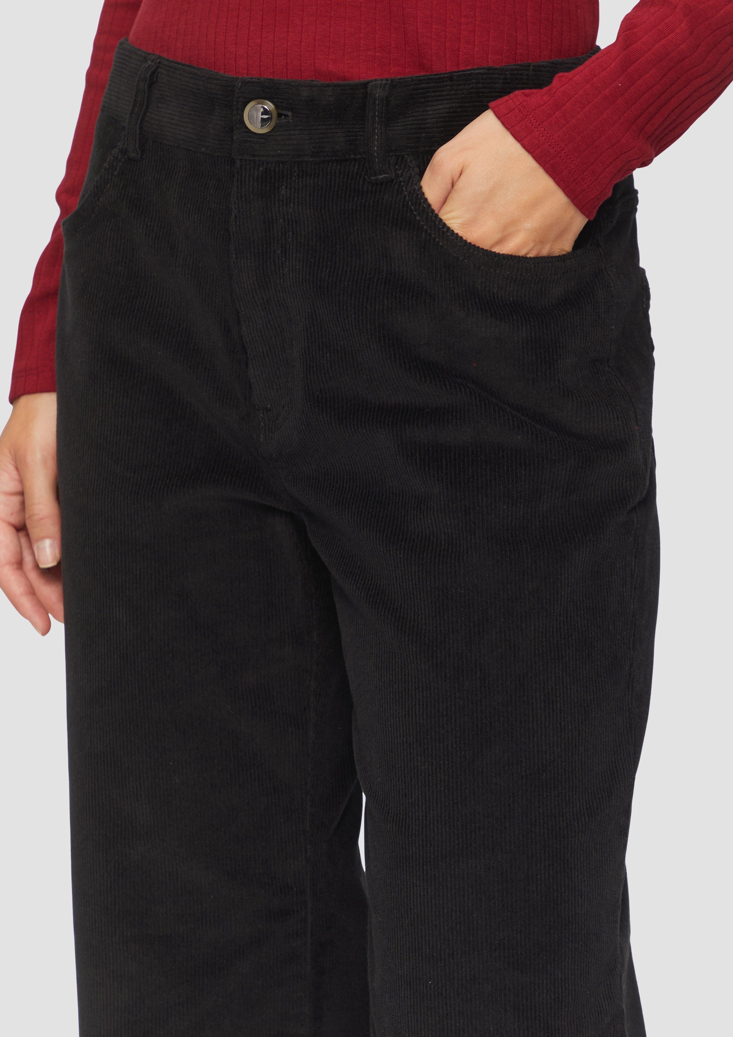 s.Oliver 3/4-Hose Elastische Culotte aus Cord günstig online kaufen