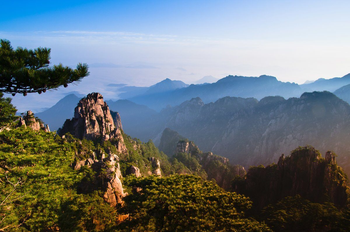 Fototapete Berg Huangshan