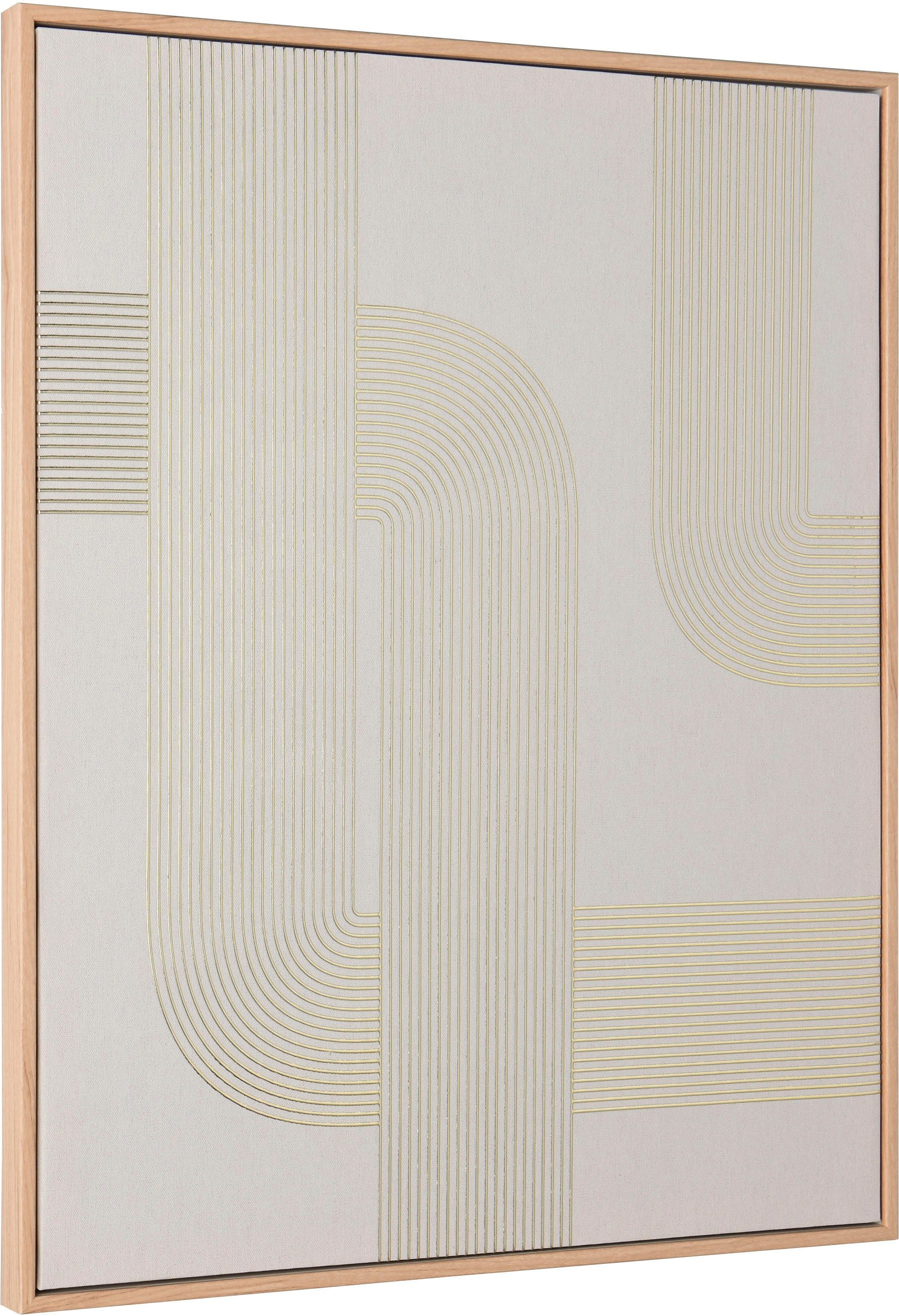 MIRRORS AND MORE Kunstdruck NORMA, (1 St), Kunstwerk im Geometrischen Design