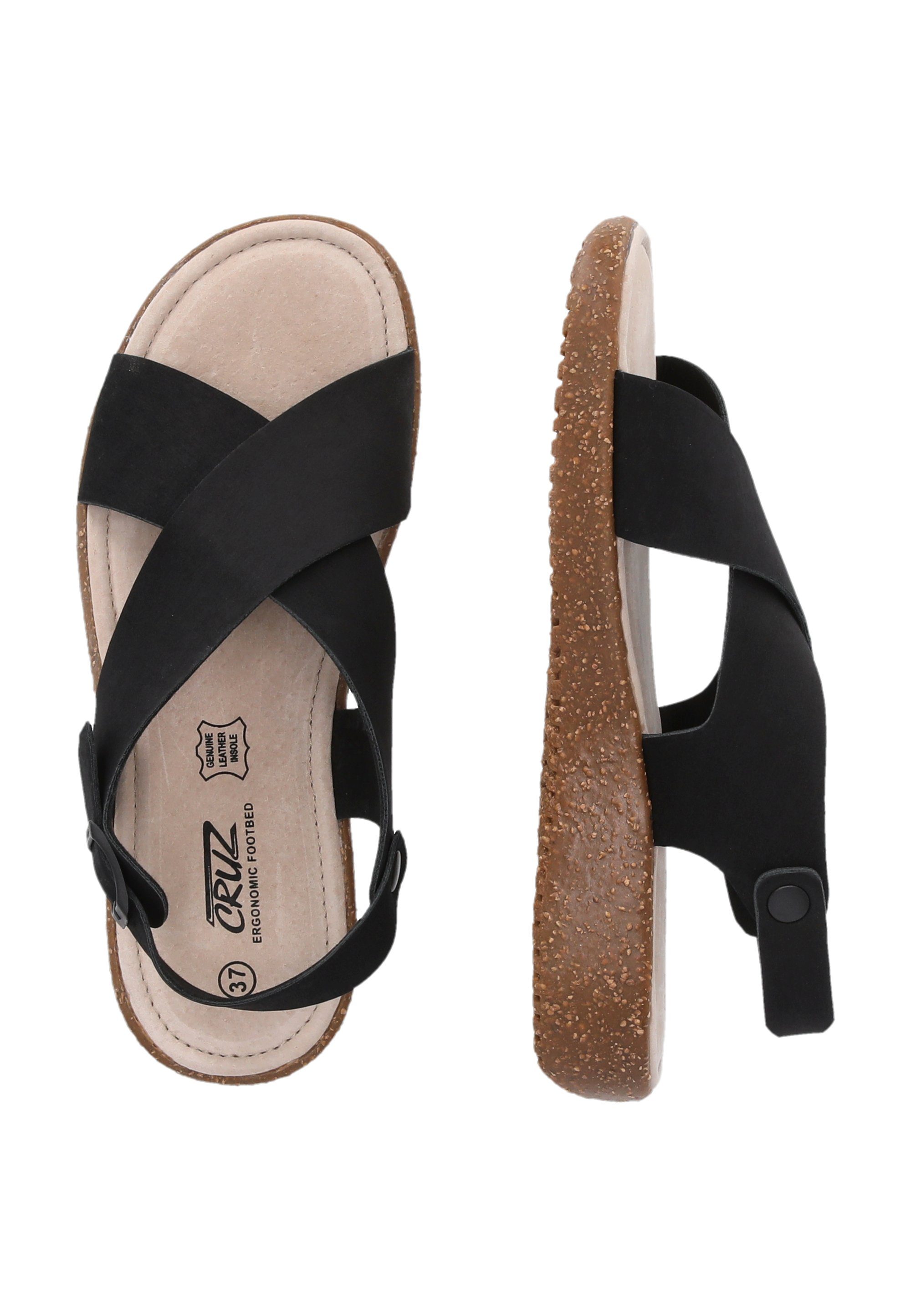 CRUZ Bellevira Sandale mit Fußbett extra komfortablem