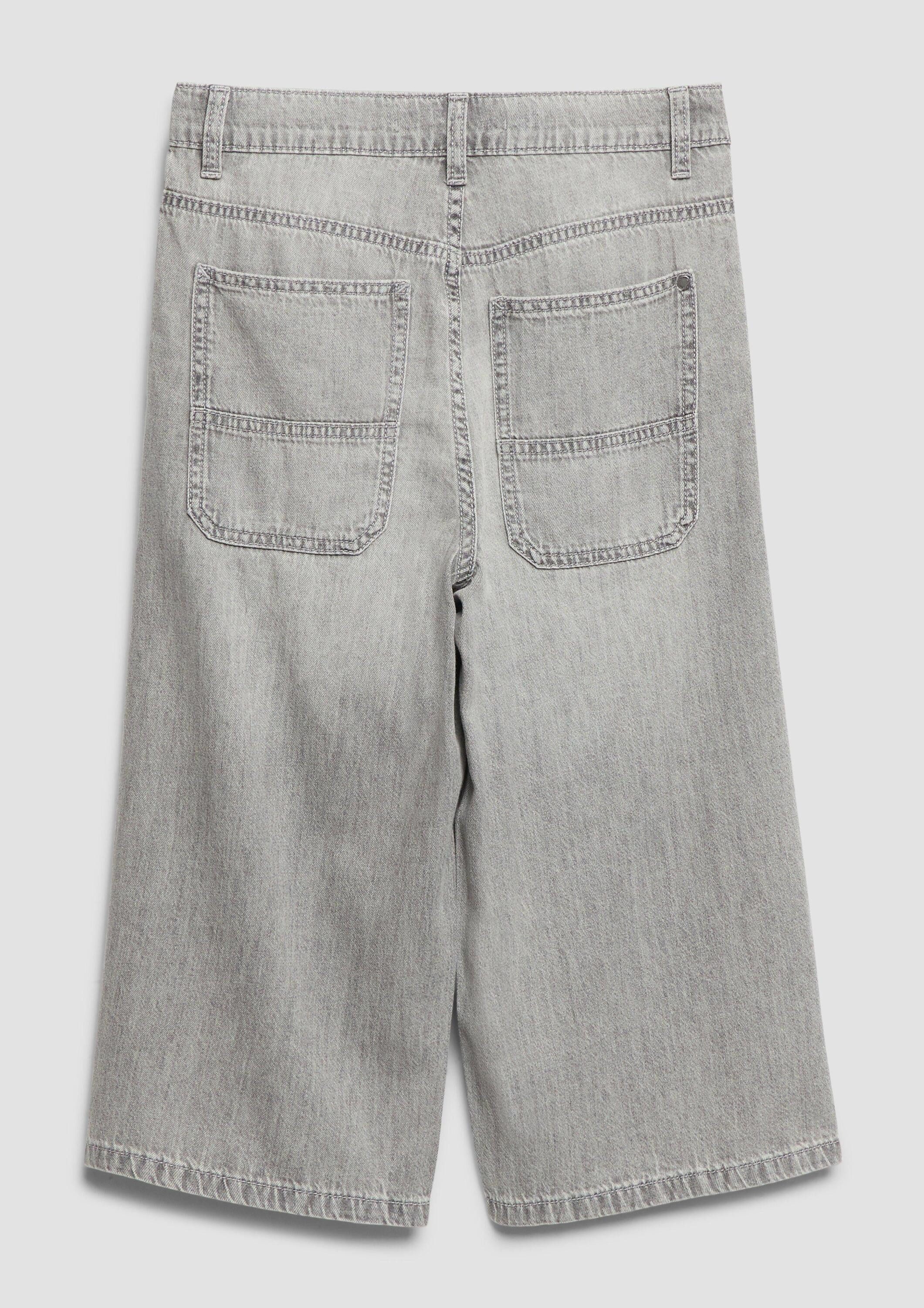 s.Oliver Jeansshorts Jeans-Hose BAGGY Jeans Skater / Regular Fit / Mid Rise / Wide Leg