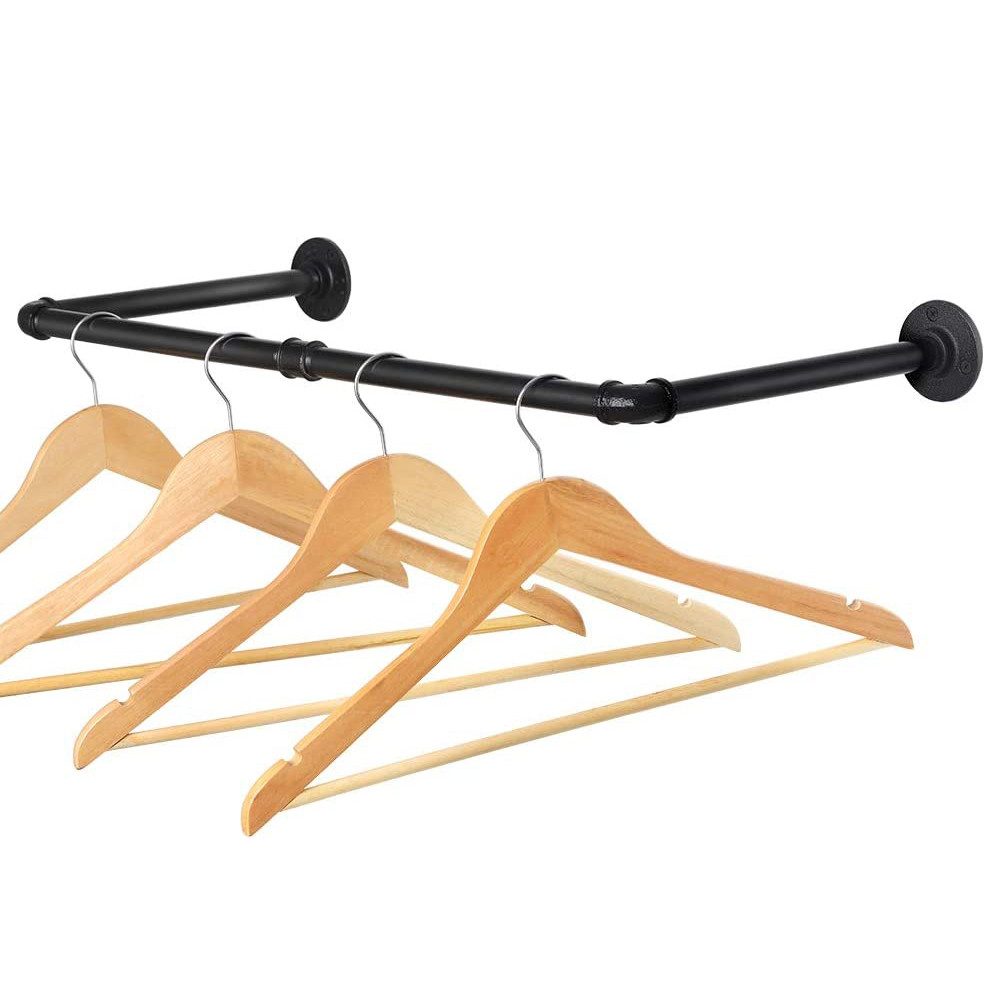 JEOBEST Kleiderstange Industrieller Rohr-Kleiderständer zur Wandmontag,Robu günstig online kaufen