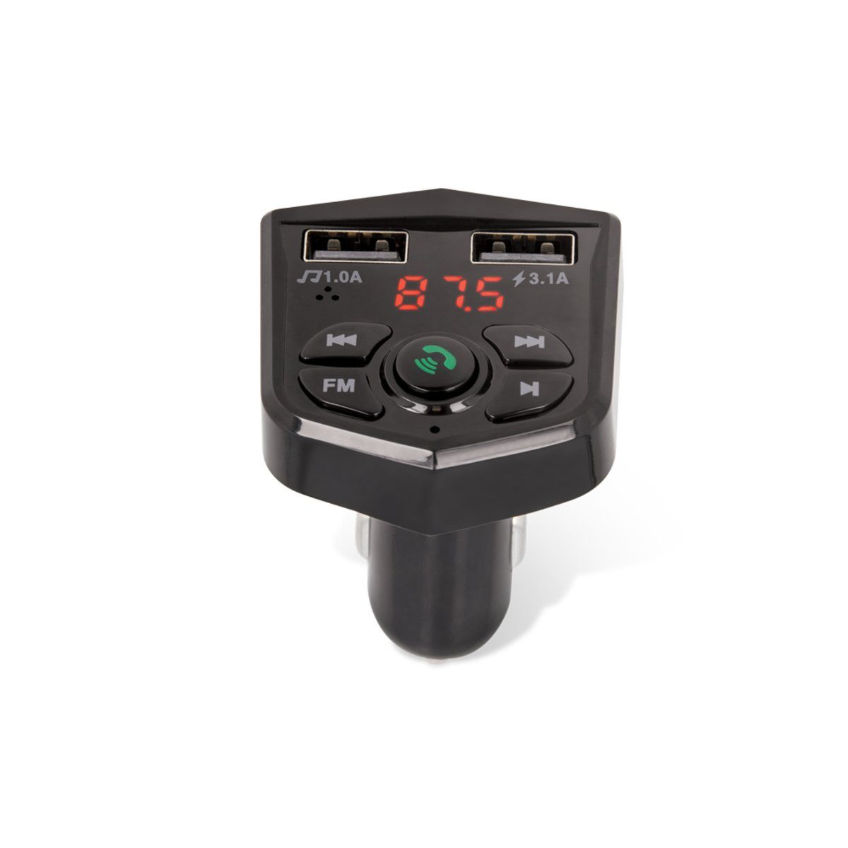 MaXlife Maxlife FM-Transmitter BT MXFT-02 schwarz Smartphone-Ladegerät