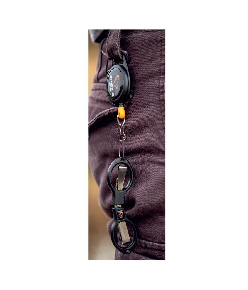 Savage Gear MP Retractor Edelstahlseil Zangen Clip Scherenhalter Angelwerkz günstig online kaufen