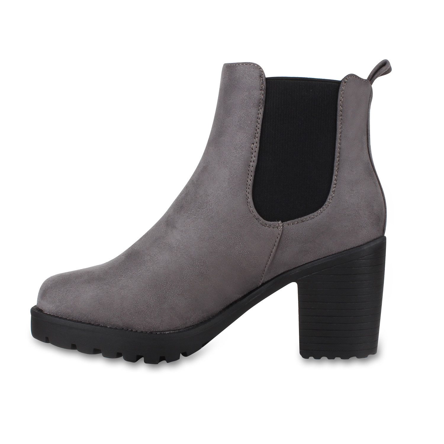 VAN HILL 76870 Chelseaboots Damen Stiefeletten Chelsea Boots Profilsohle 70 günstig online kaufen
