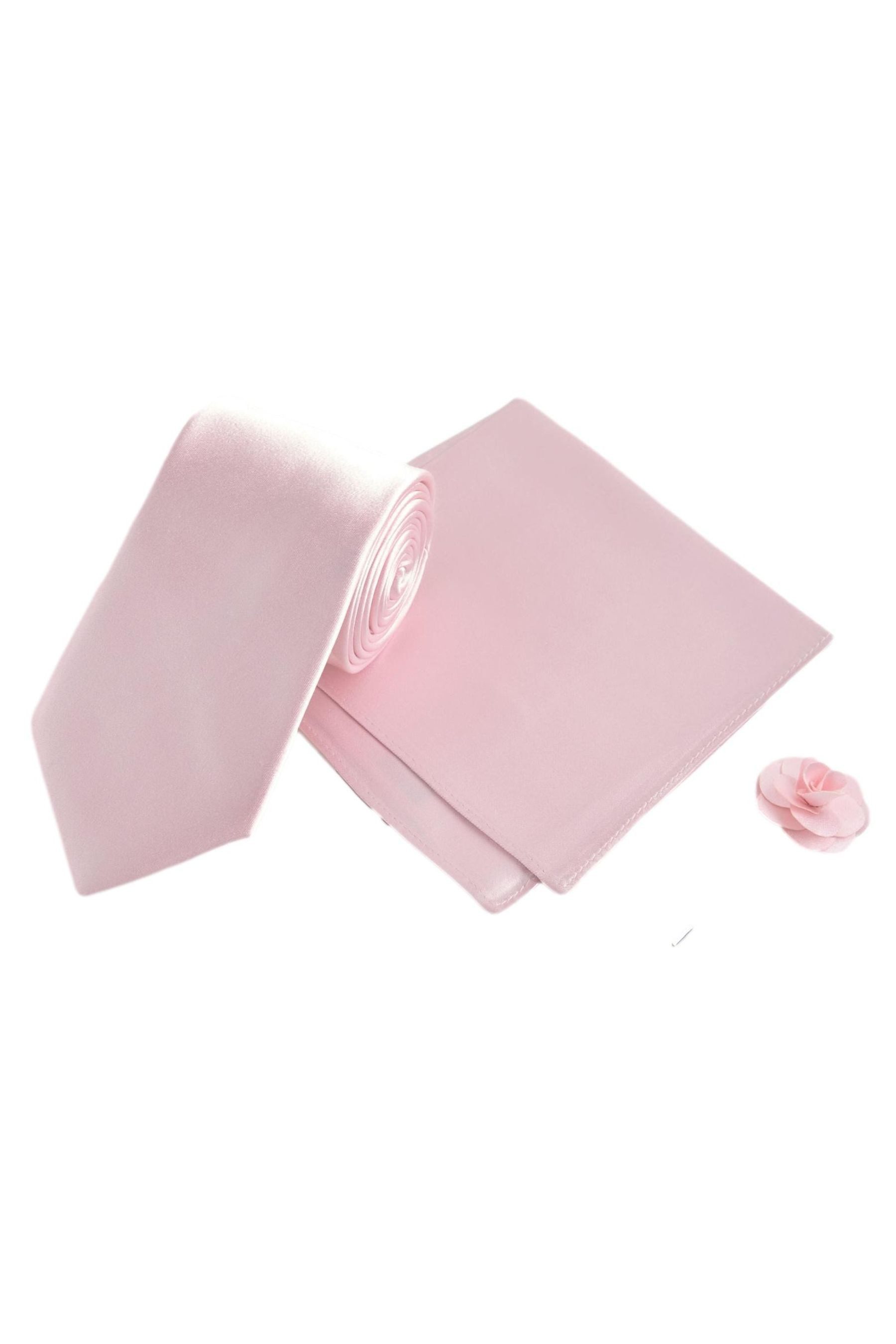 Krawatte Seidenkrawatte, Einstecktuch, Krawattennadel Set