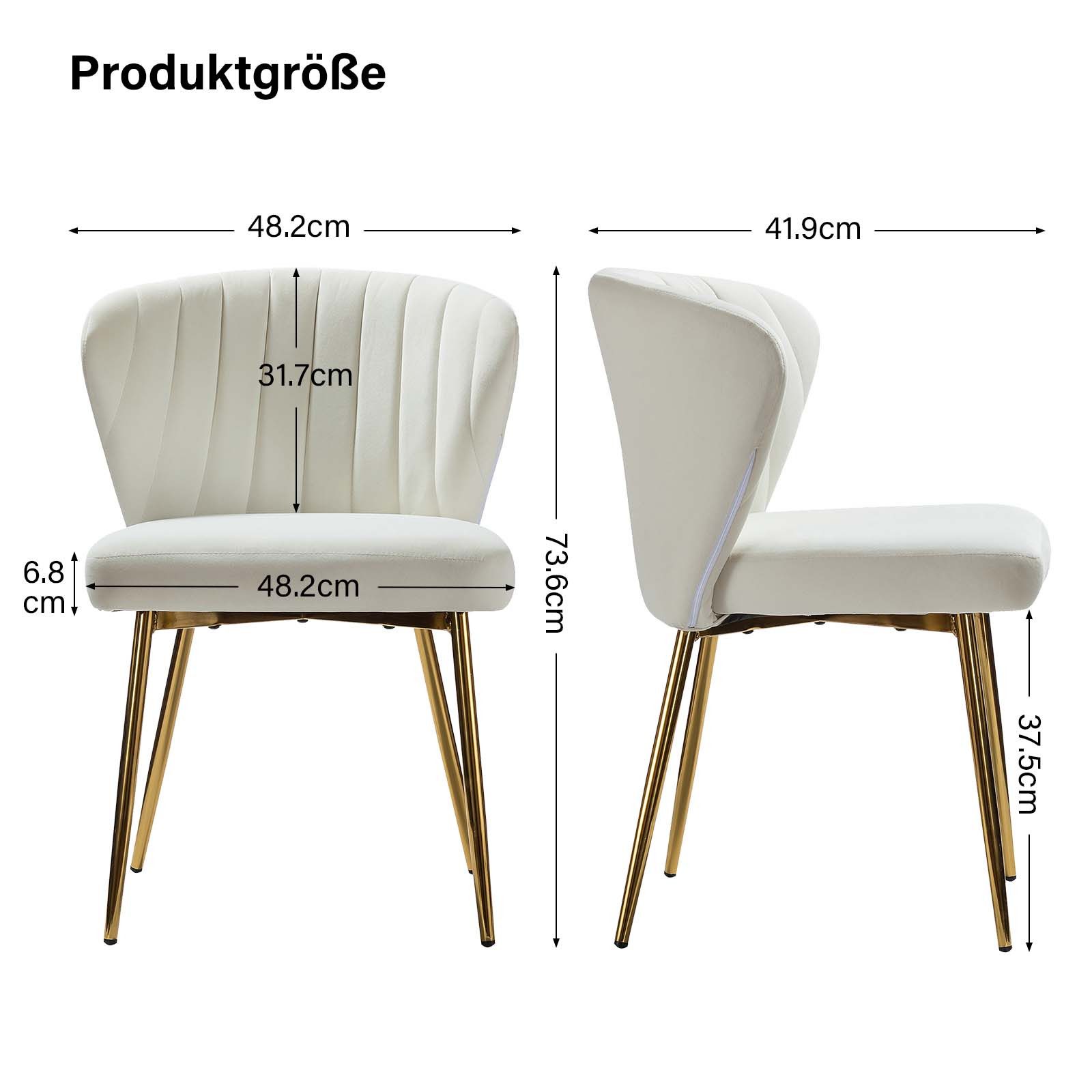 HULALA HOME Stuhl moderner Polsterstuhl Esszimmerstuhl günstig online kaufen