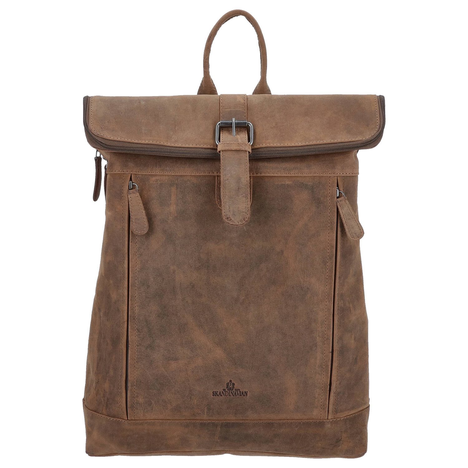 The Skandinavian Brand Freizeitrucksack The Skandinavian Brand Leder Freizeit Rucksack Cognac (1-tlg)