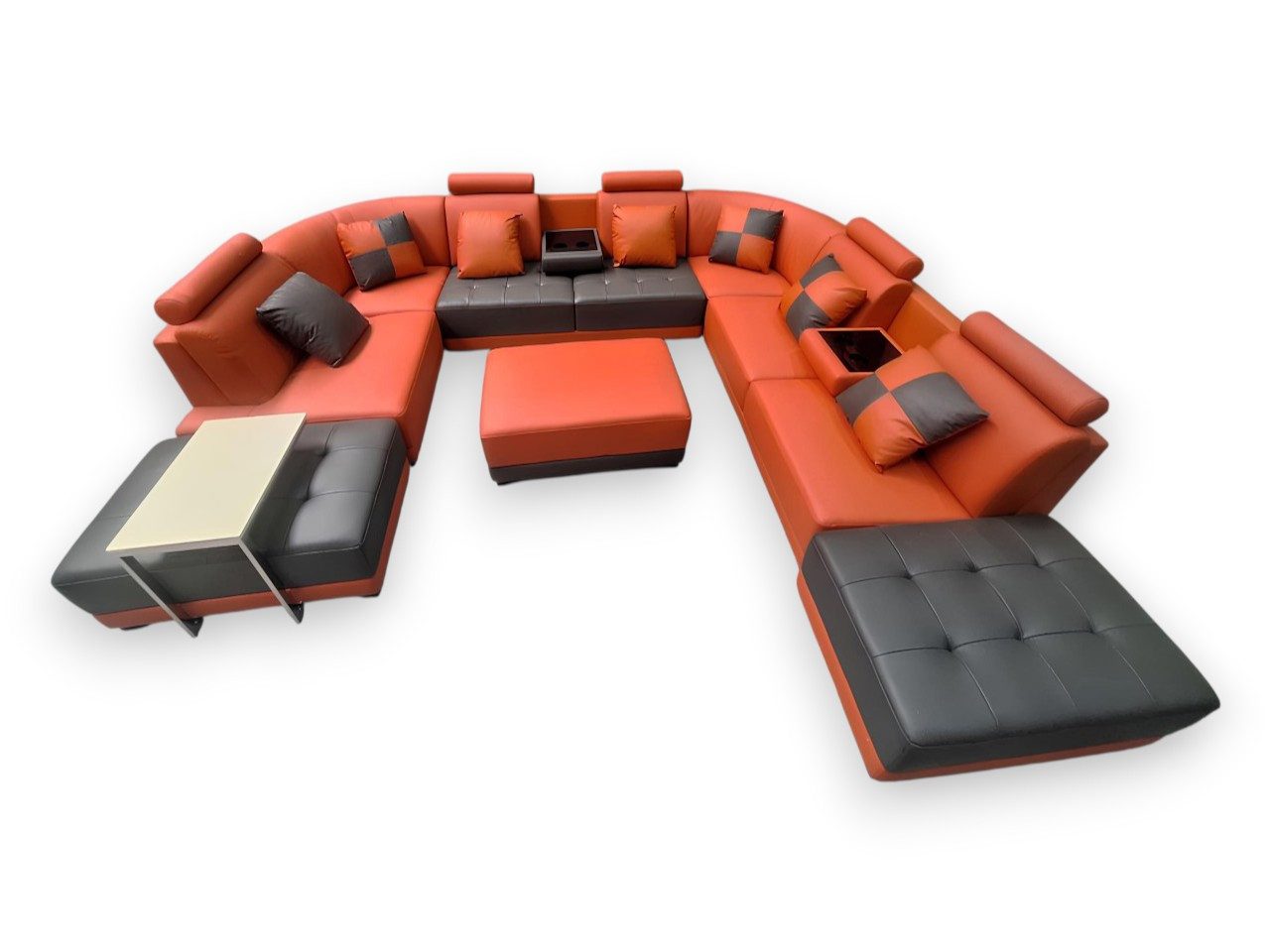 JVmoebel Ecksofa Bequemes Ecksofa in U-Form für einen stilvollen Wohnraum Sofort, 2 Teile, Made in Europa