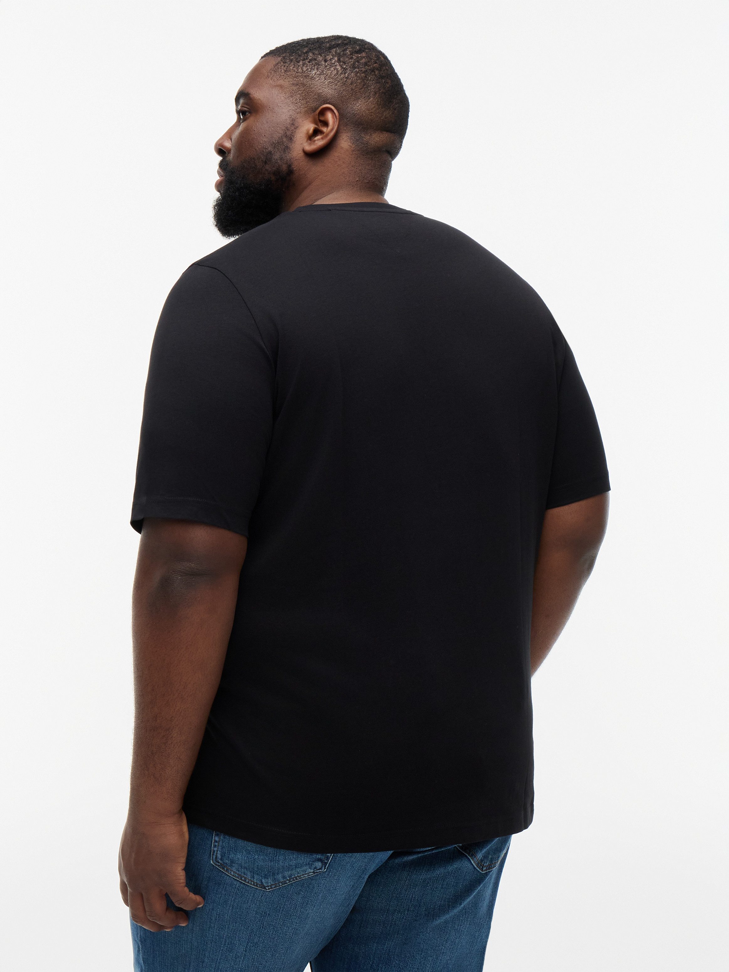 Tommy Hilfiger Big & Tall T-Shirt BT-SCRIPT STACK Große Größen, aus Jersey mit Logo
