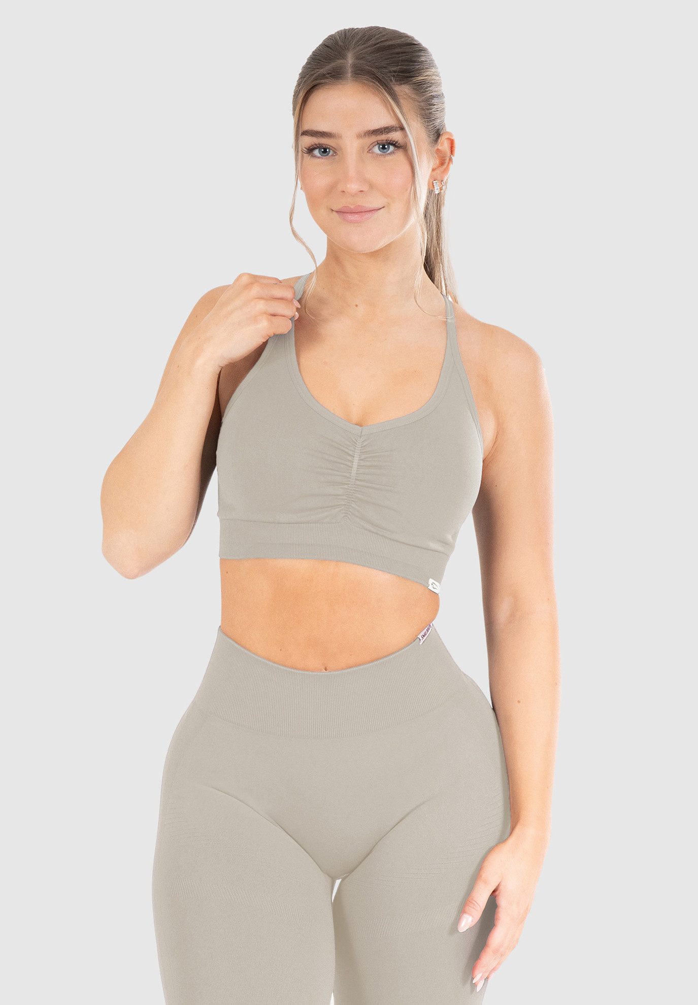 Smilodox Sport-BH Solid Scrunch -