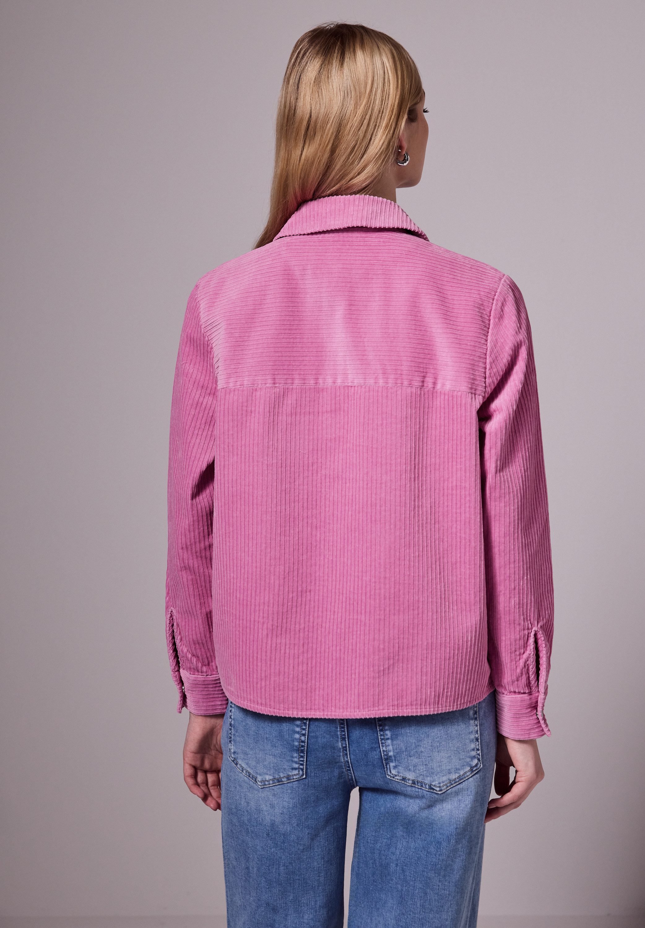 STREET ONE STUDIO Cordjacke, ohne Kapuze, mit Knopfleiste günstig online kaufen