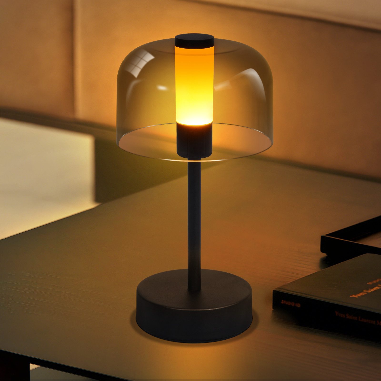 LED Tischleuchte Tischlampe Akku LED Tragbare Tischleuchte