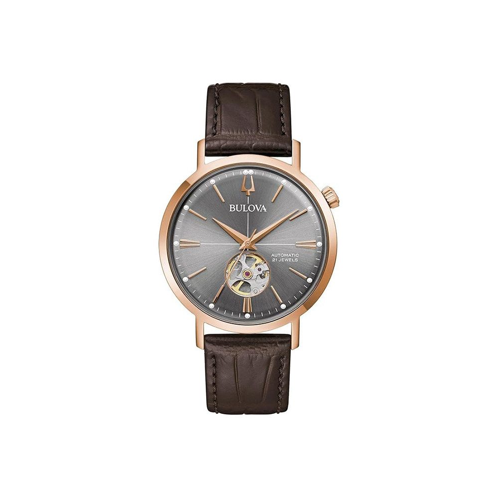 Bulova Automatikuhr Bulova Aerojet 97A171, (100-tlg), Hochwertiges Produkt mit zeitlosem Design, sorgfältiger Verarbeitung