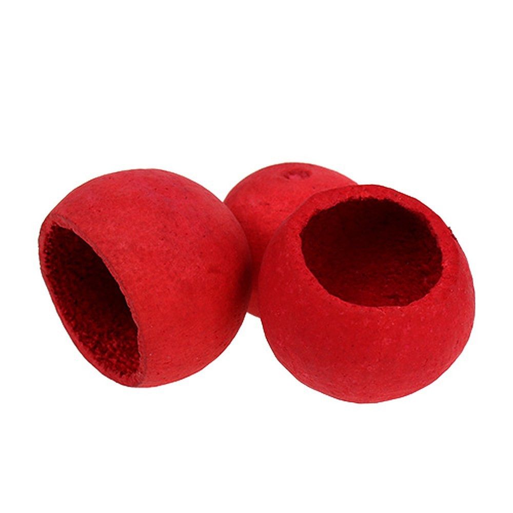 Trockenblume Bell Cup klein Rot 25 St - Deko Frucht für Adventskranz, 25 Stück, Florists Products, Höhe 5 cm