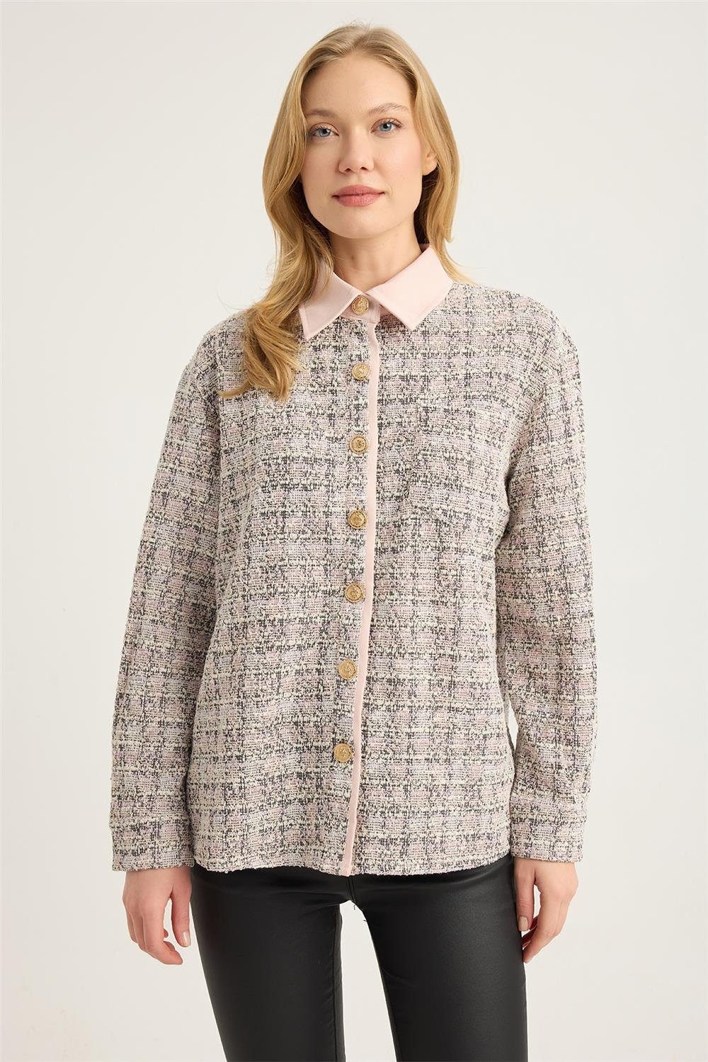 HomeStore Businesshemd Tweed-Webhemd