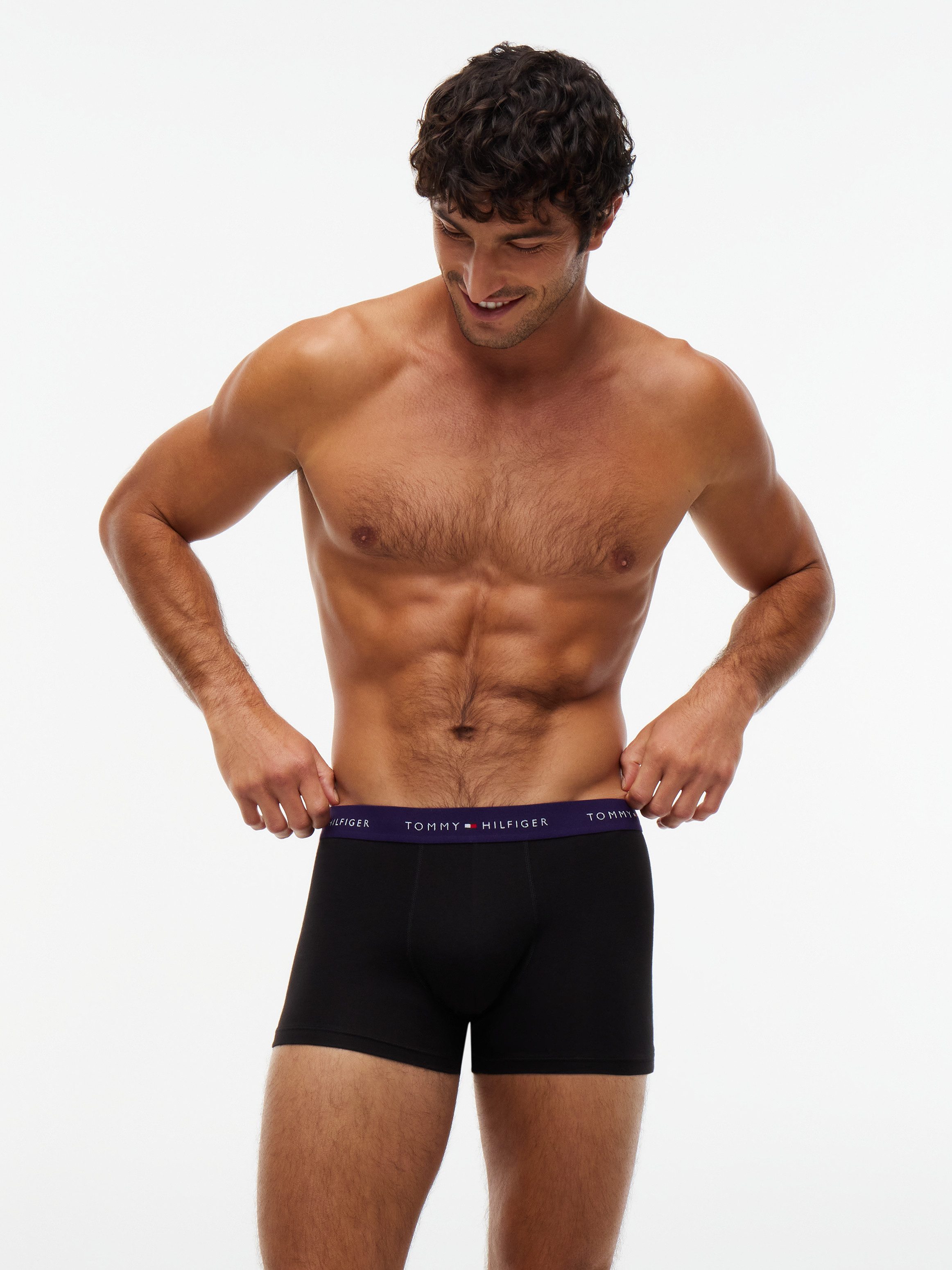 Tommy Hilfiger Underwear Trunk (3-St) Körpernahe Passform mit elastischem Bund – Bild 3 von 5