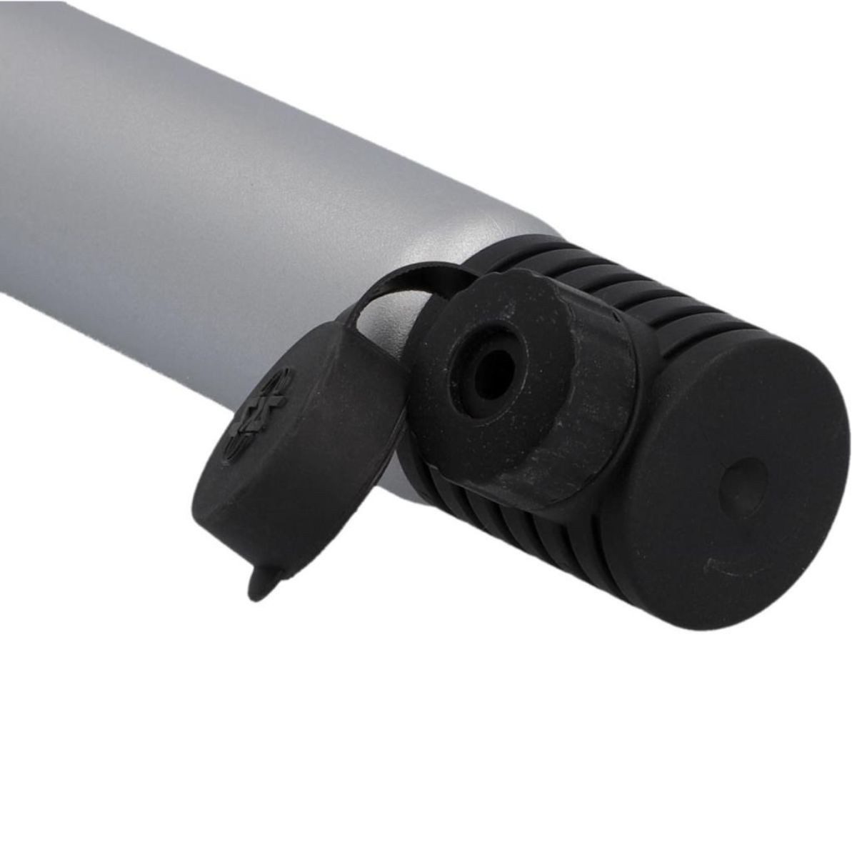 SKS Fahrradpumpe Fahrrad Mini-Pumpe Luft-Pumpe Kompakt Silber (Packung, inkl. Halterung), Handpumpe Fahrradpumpe Bike E-Bike für AV DV Dunlop Presta Auto-Ventil
