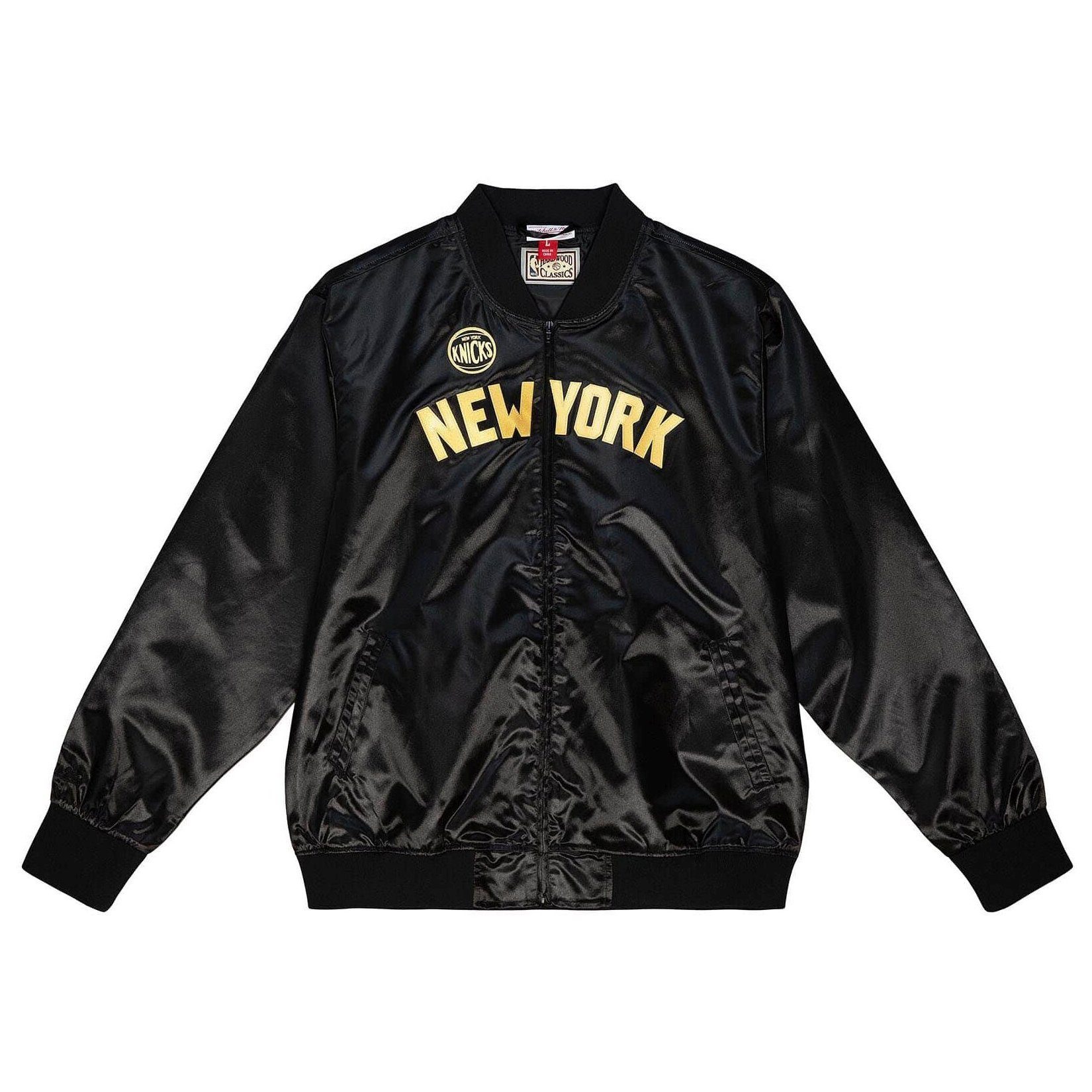 Mitchell & Ness Windbreaker Big Face 4.0 Satin NBA New York Knicks