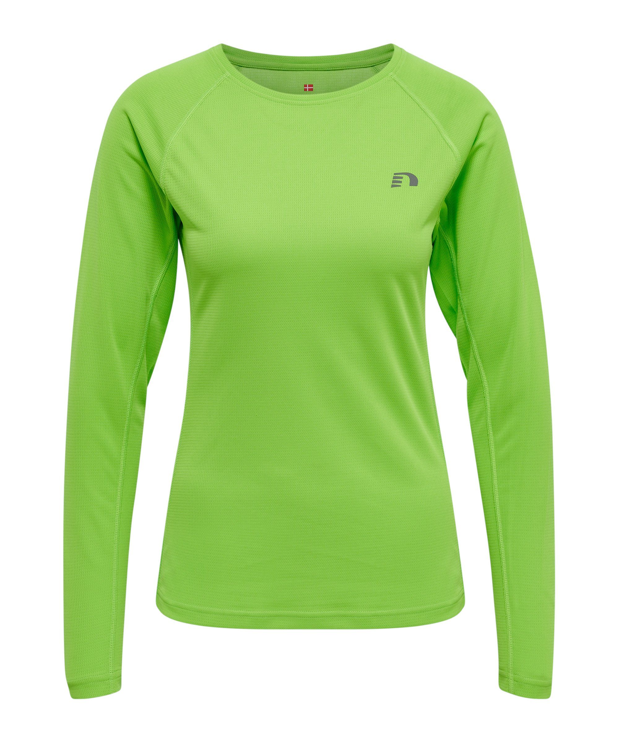 NewLine Sweatshirt Core Shirt langarm Running Damen gruen