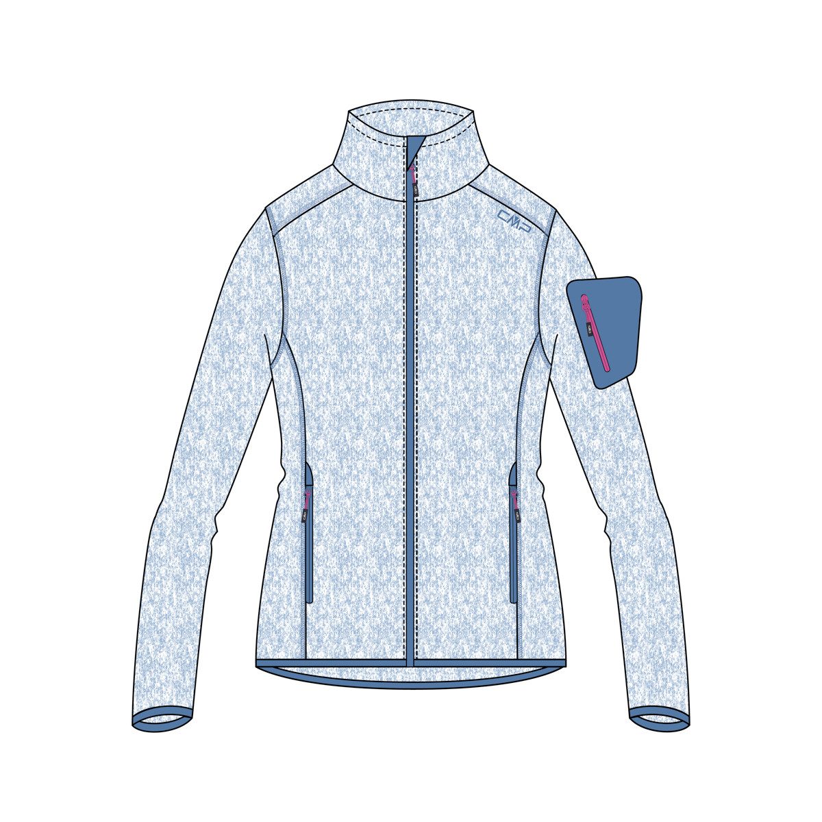 CMP Fleecejacke CMP Damen Jacke Knitted günstig online kaufen