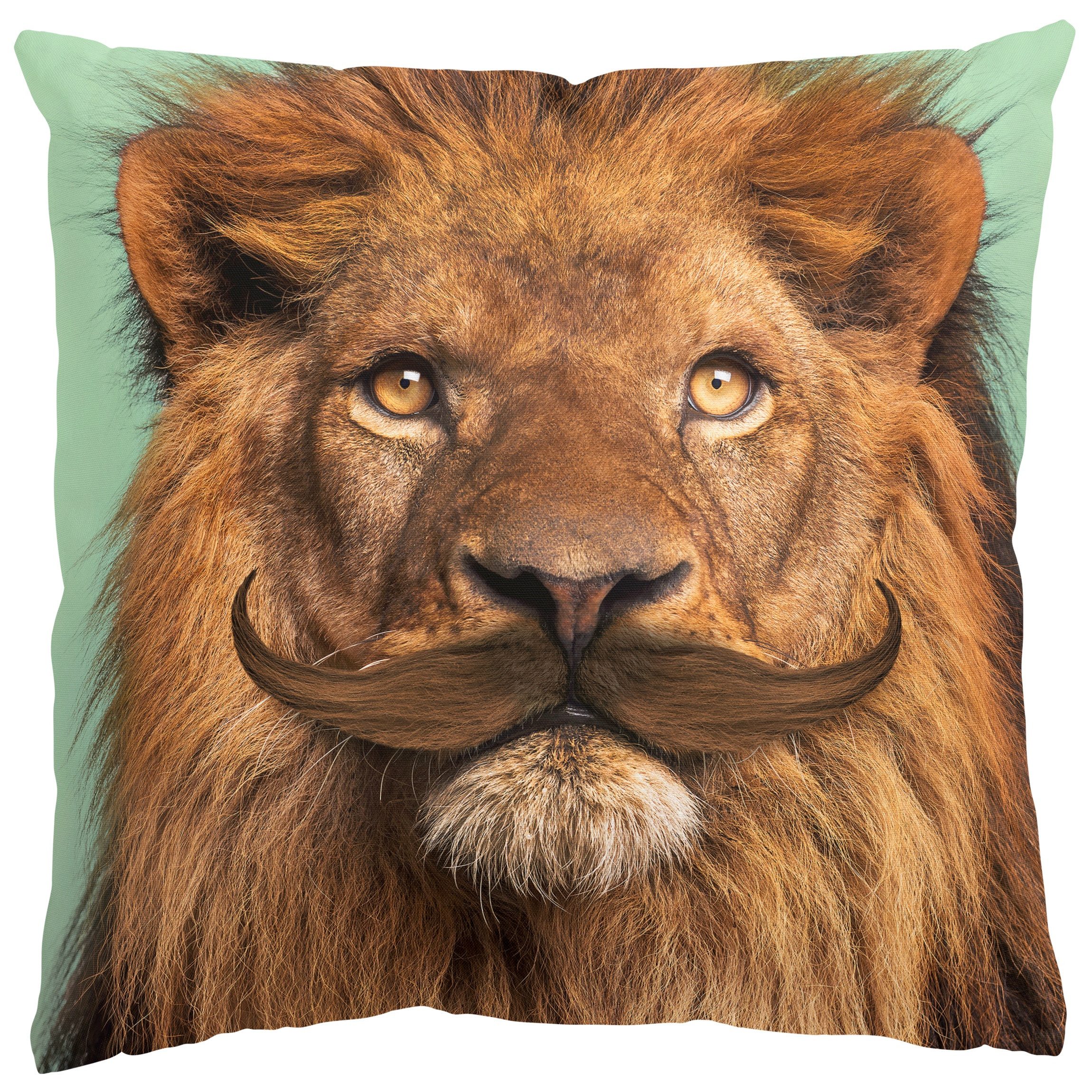 Bilderdepot24 Dekokissen drinnen Kissenhülle/ Sofakissen/ Zierkissen Kissenhülle braun Tiere Mo, Bezug mit / ohne Füllung Zierkissen Outdoor Sofa Bett