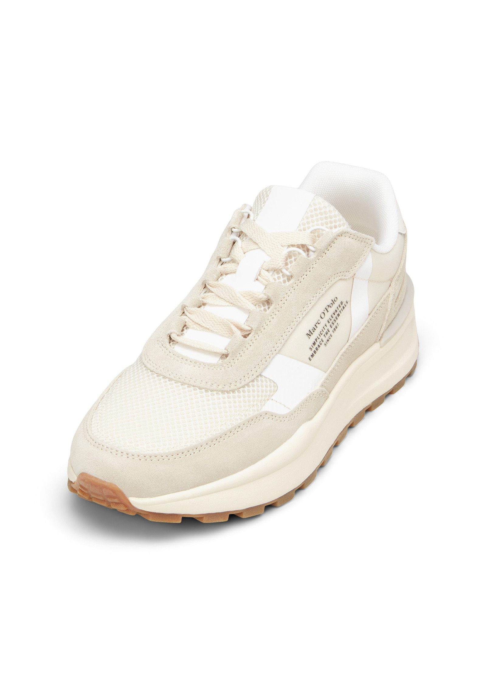 aus hochwertigem Material-Mix Sneaker