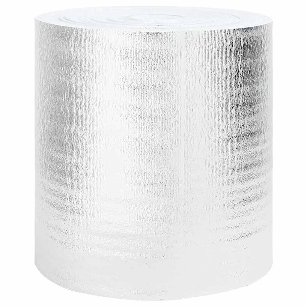 vidaXL Heizkörper Heizkörper-Reflektorfolie Silber 10 x 0,5 m Polyethylen