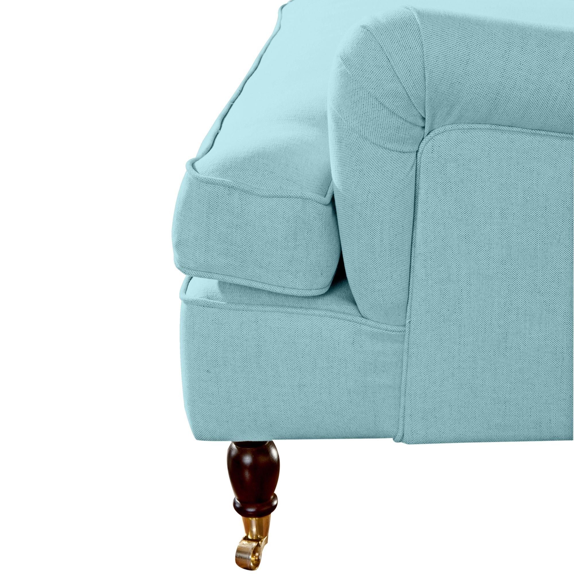 Kathi inkl. Kostenlosem Sofa Teile, Sparpreis aufm 1 Sitz verarbeitet,bequemer Flachgewebe Sofa Kessel hochwertig (Leinenoptik, 58 2-Sitzer Versand Bezug