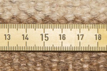 Wollteppich Kelim Teppich handgewebt beige, morgenland, rechteckig, Höhe: 6 mm, Kurzflor