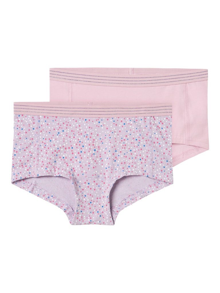 Name It Hipster NKFHIPSTER 2P PASTEL LILAC DOT (Sparpack, 2-St., 2 er Pack) formstabil