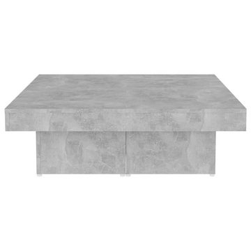 vidaXL Couchtisch Couchtisch Betongrau 90x90x28 cm Holzwerkstoff (1-St)