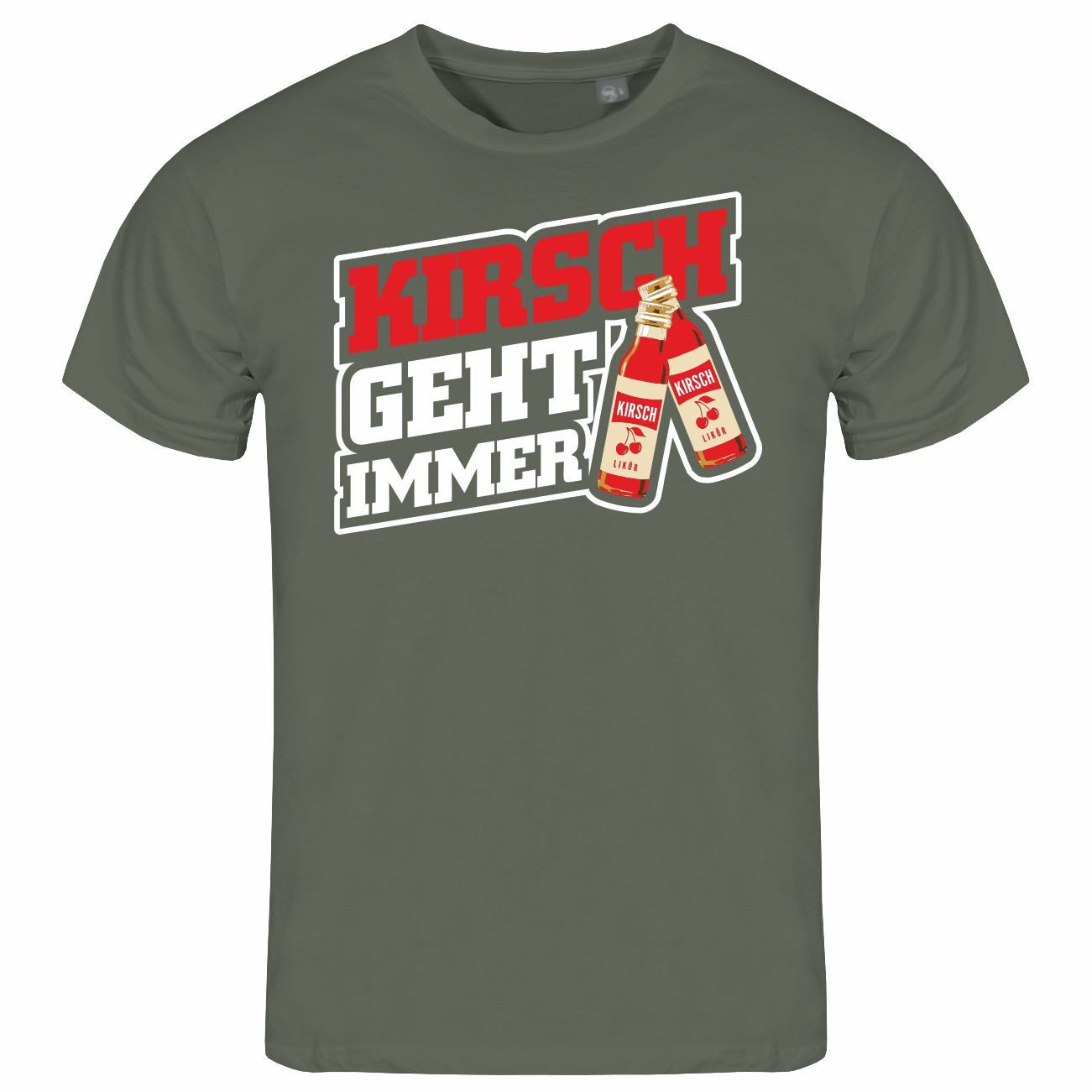 deinshirt Print-Shirt Herren T-Shirt Kirsch geht günstig online kaufen