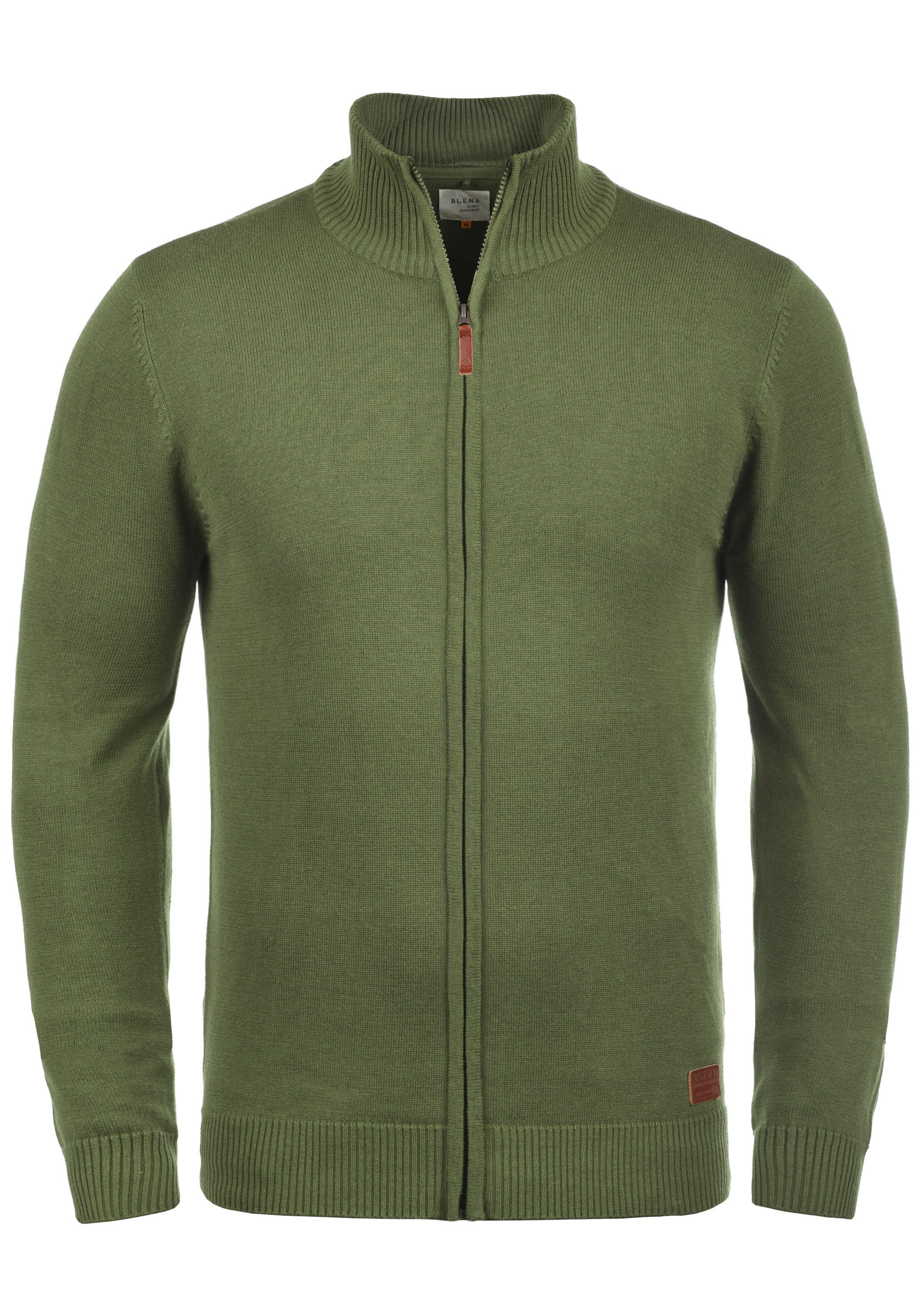 Blend Strickjacke BHNorman Bequeme Feinstrick-Jacke mit Stehkragen und elas günstig online kaufen