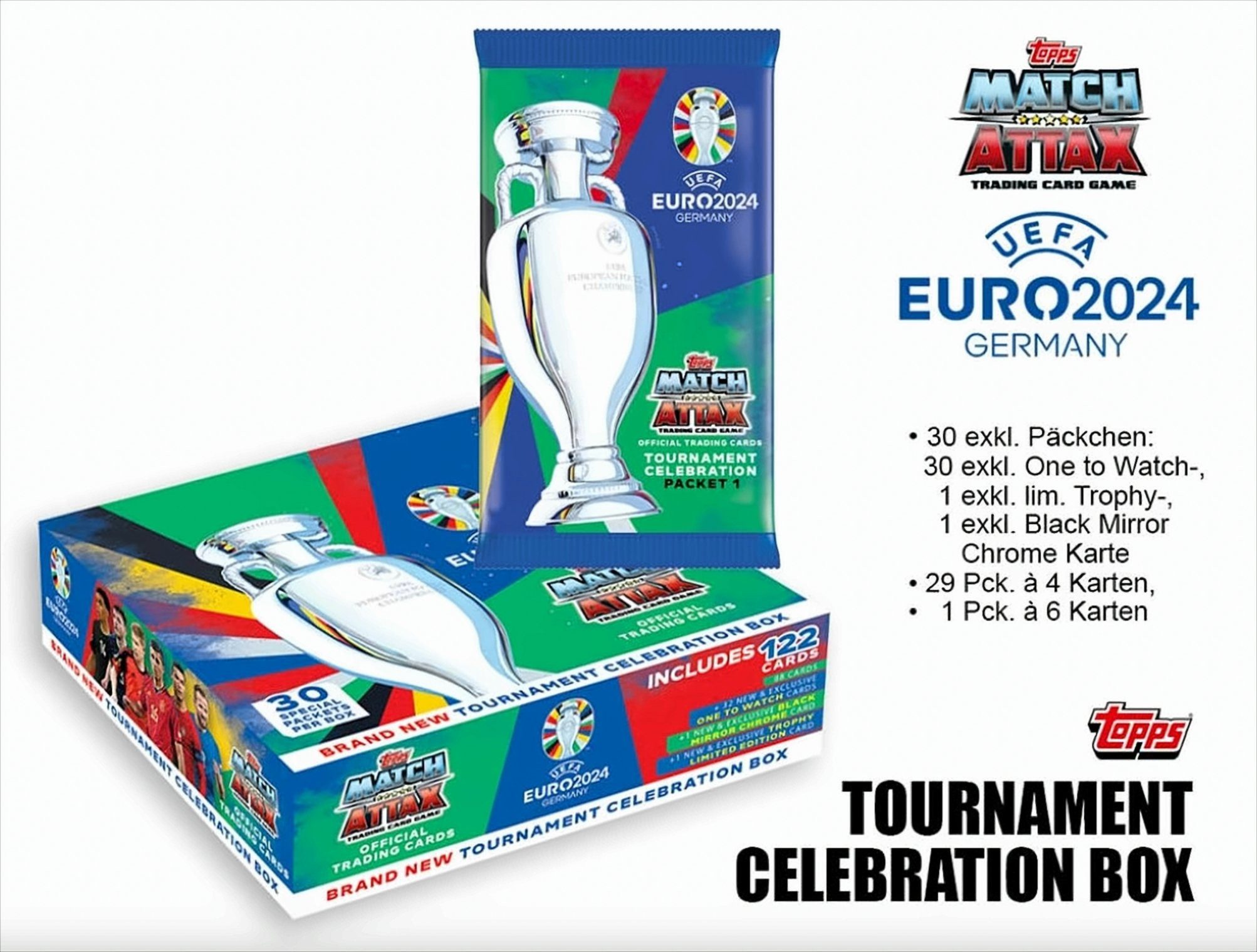 Topps/Merlin Sammelkarte UEFA EURO 2024 Match Attax Tournament Celebration