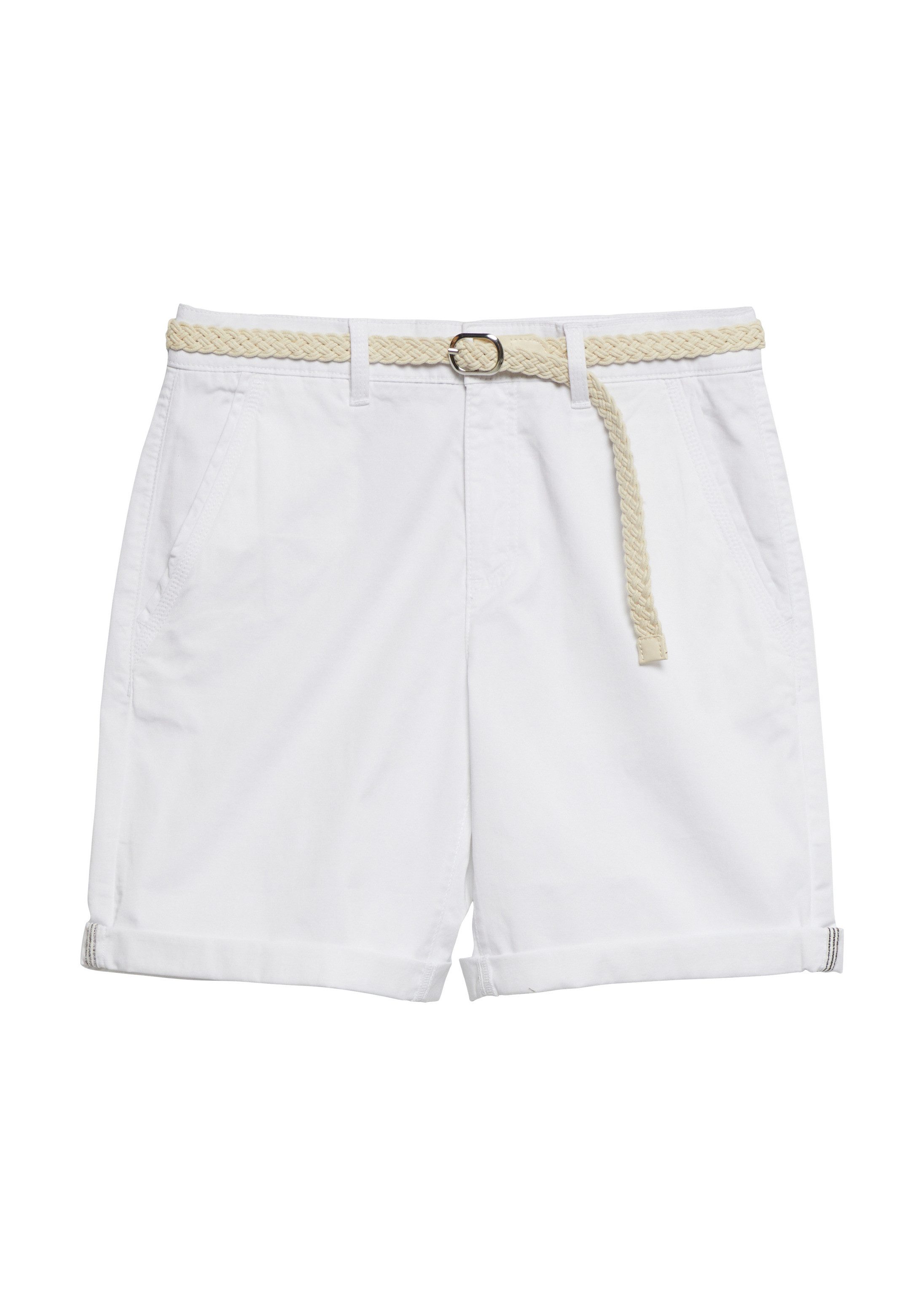 s.Oliver Shorts Hose Shorts mit geflochtenem Gürtel