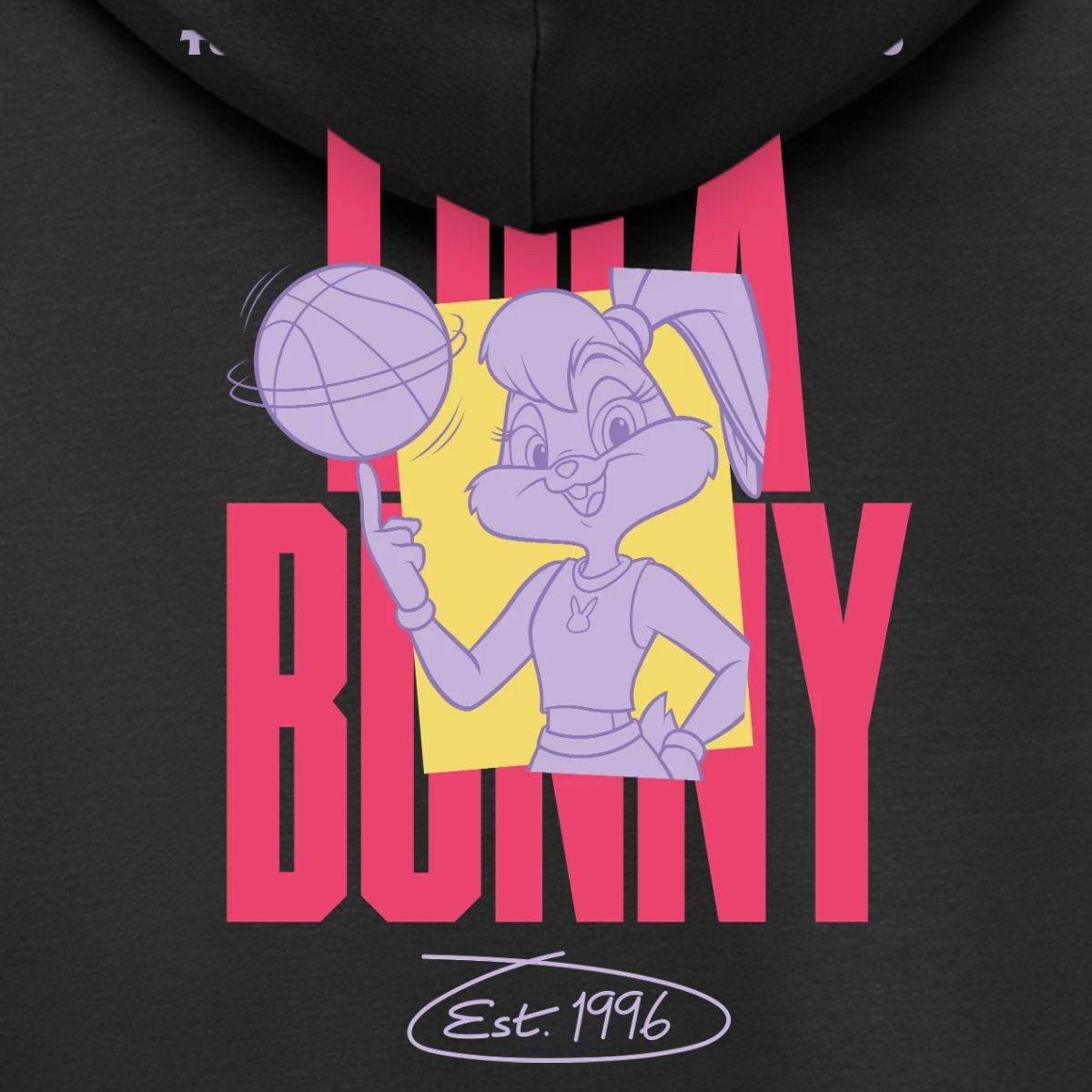 Spreadshirt Hoodie Looney Tunes Lola Bunny Mit Basketball Est. 1996 Kinder Premium Hoodie (1-tlg)