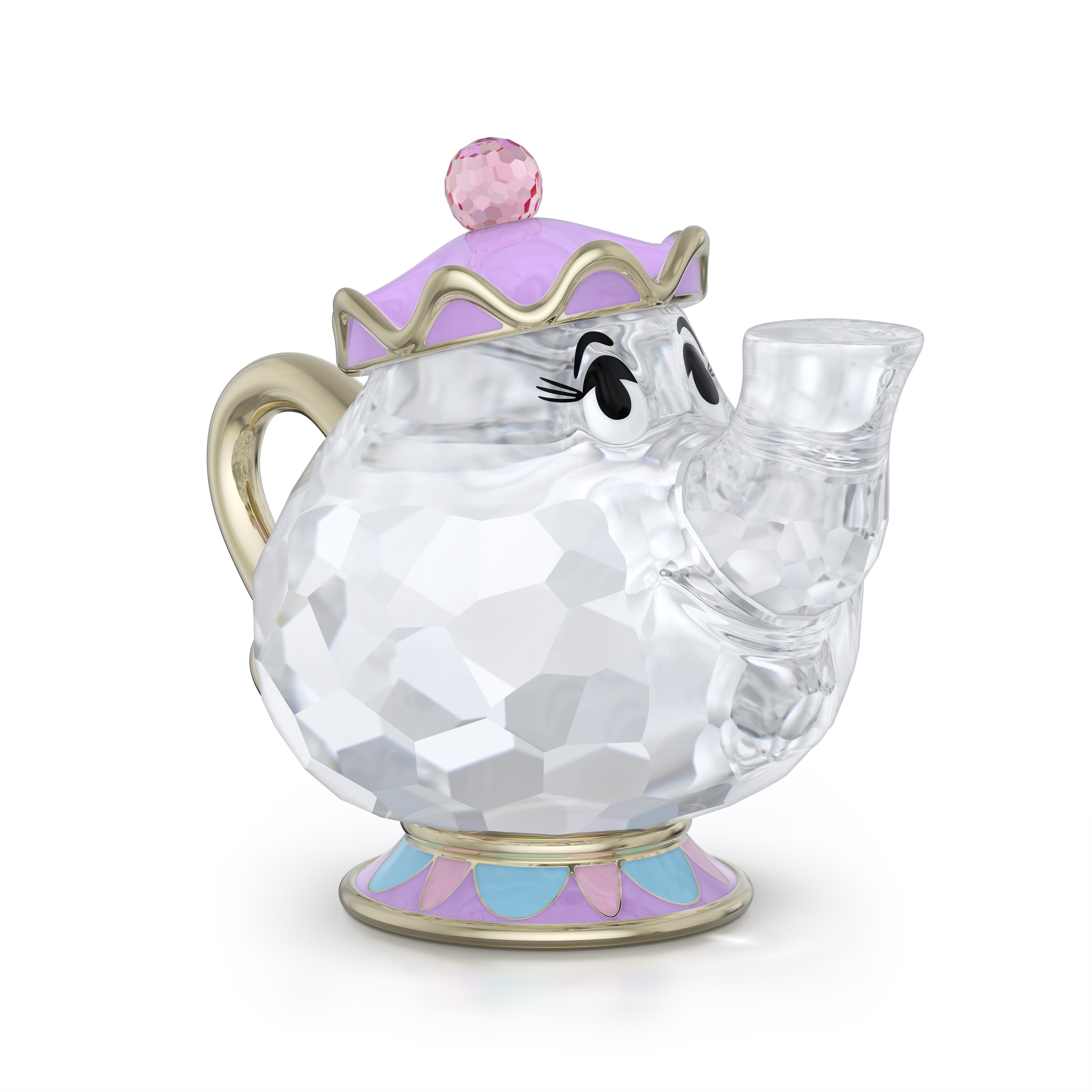 Swarovski Dekofigur Kristallfigur BEAUTY AND THE BEAST MRS. POTTS MADAME POTTINE (1 St), Swarovski® Kristall mit Emaille
