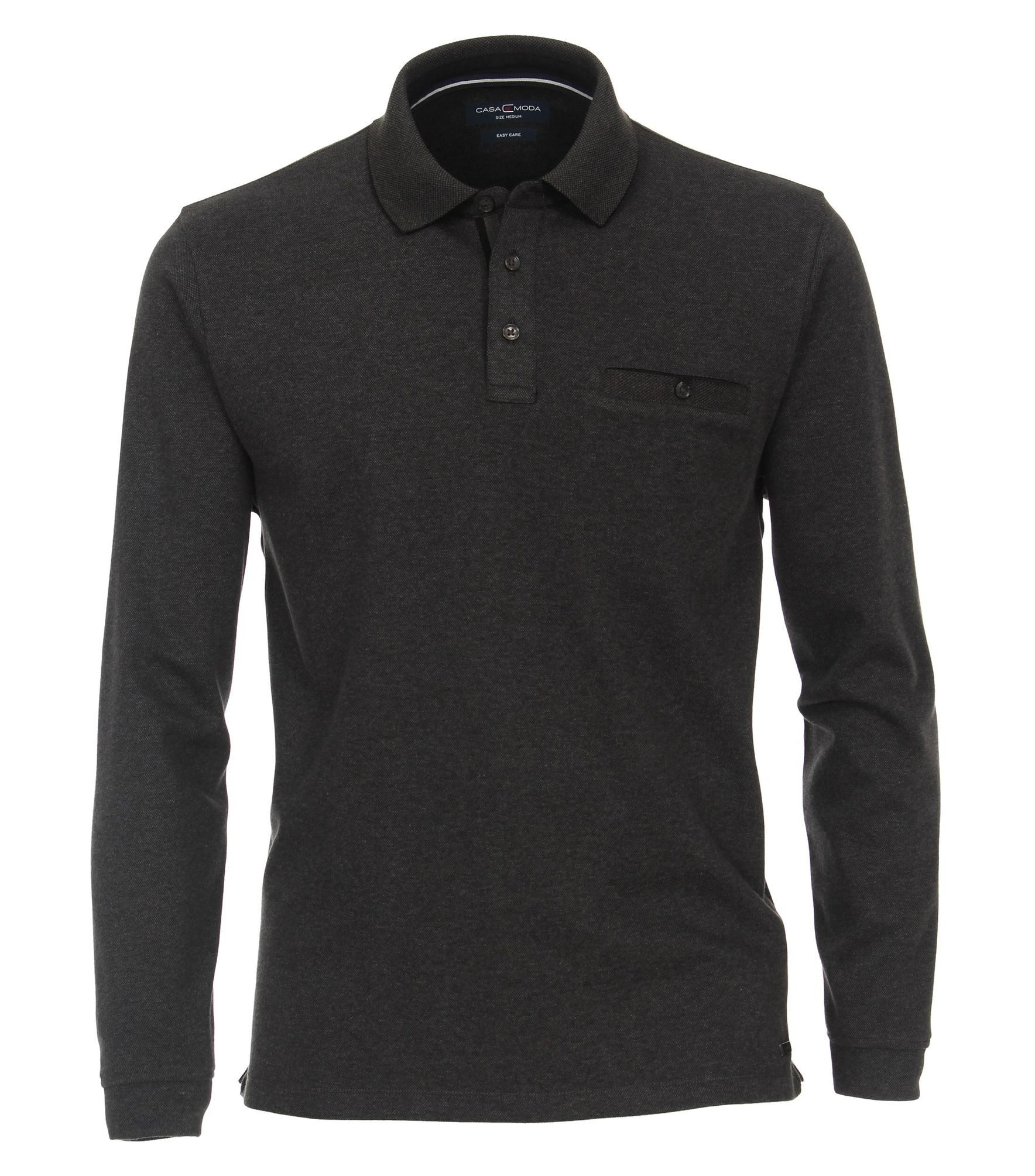 Langarm-Poloshirt CASAMODA Polo-Shirt Langarm uni