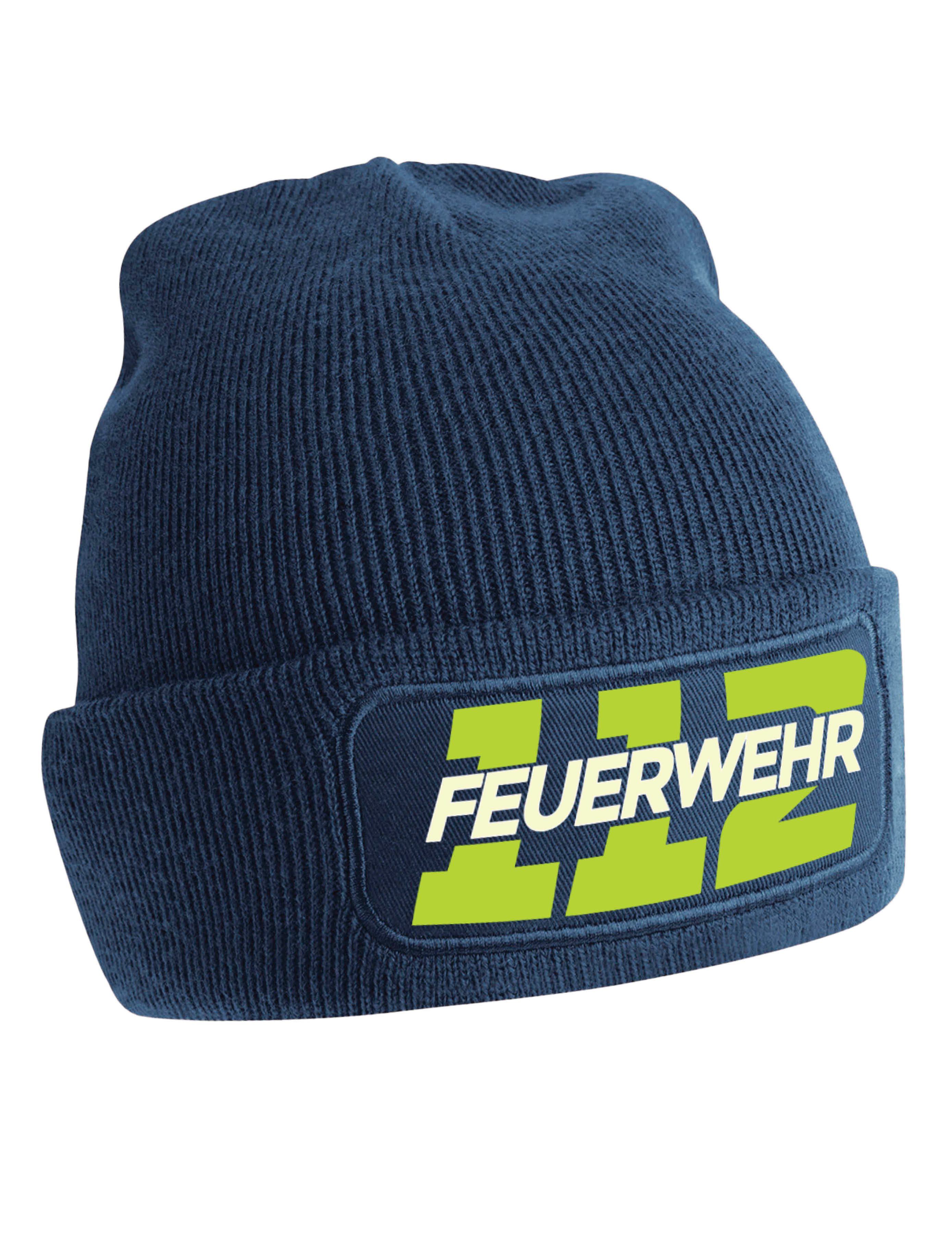 Youth Designz Beanie 112 Feuerwehr unisex Beanie Müzte mit trendigem Motiv günstig online kaufen