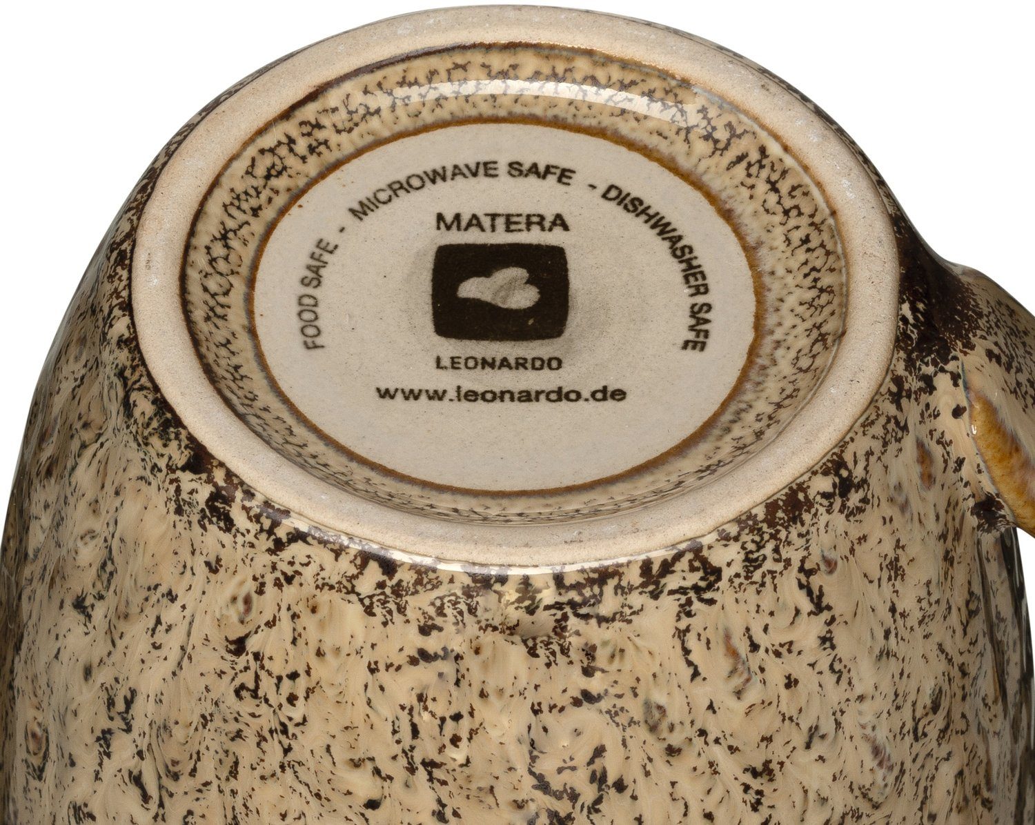 sand Becher Keramik, LEONARDO ml, 430 6-teilig Matera,