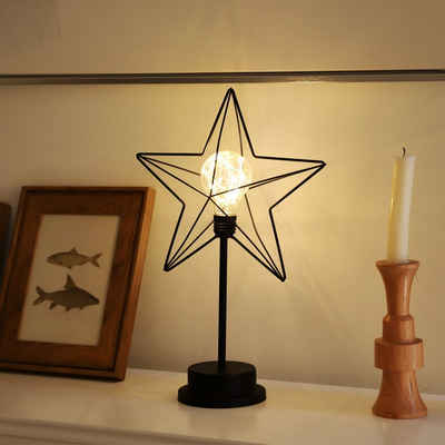 Salcar LED Stern LED Sterne Leuchte Tischlampe Tischdeko Weihnachtsdeko