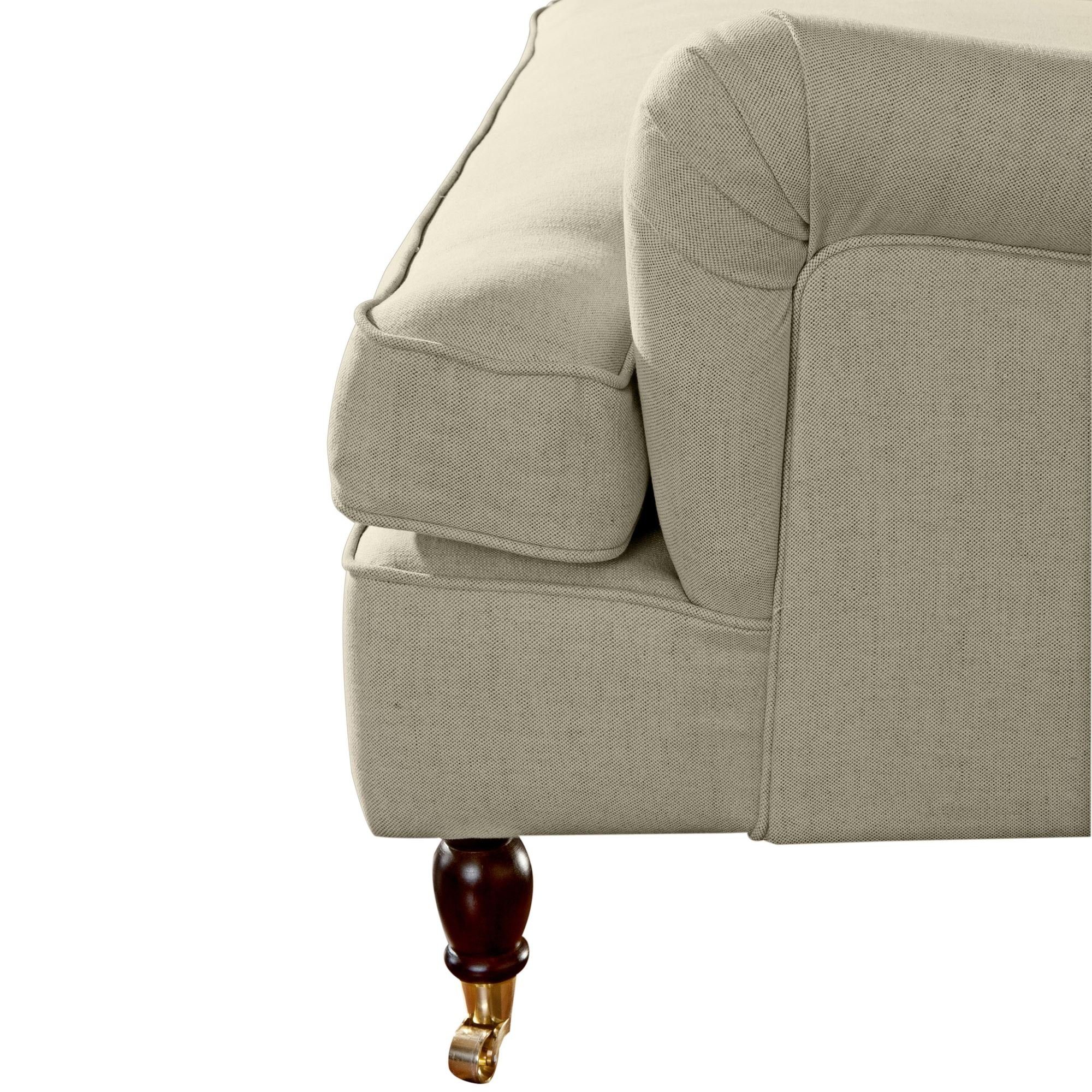 Versand inkl. 1 Kathi Kessel Sofa 58 Sofa verarbeitet,bequemer 2-Sitzer Sparpreis Sitz hochwertig aufm (Leinenoptik, Kostenlosem Teile, Flachgewebe Bezug