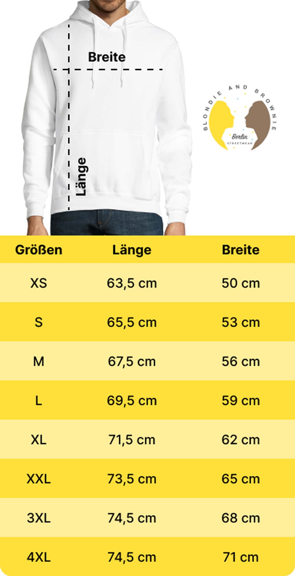 Blondie & Brownie Hoodie Unisex Hoodie Pullover Pinky Brain Weltherrschaft BFF Friends Paar mit Kapuze