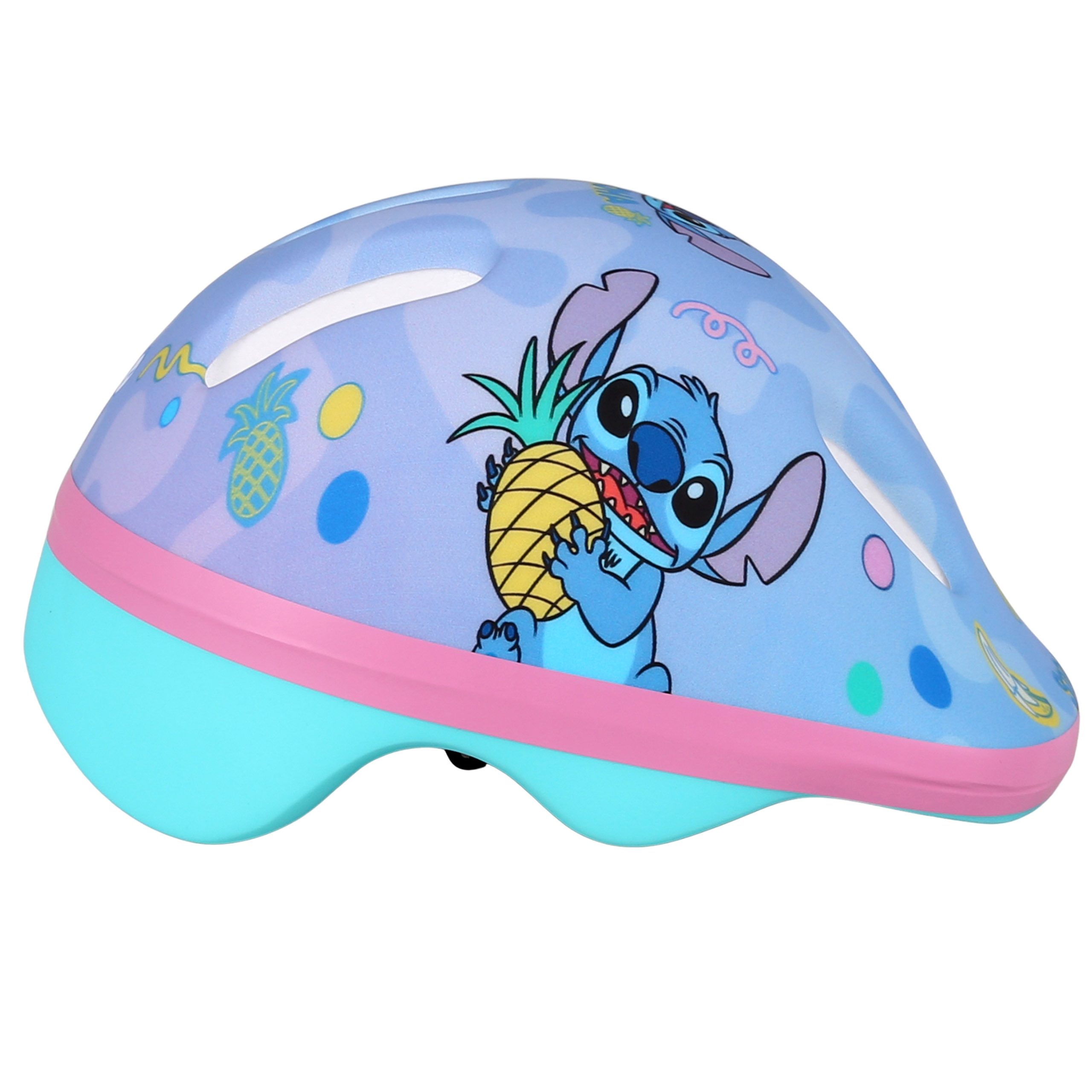 Disney Kinderfahrradhelm DISNEY Stitch Blauer Kinderfahrradhelm, für Mädchen,44-48 cm