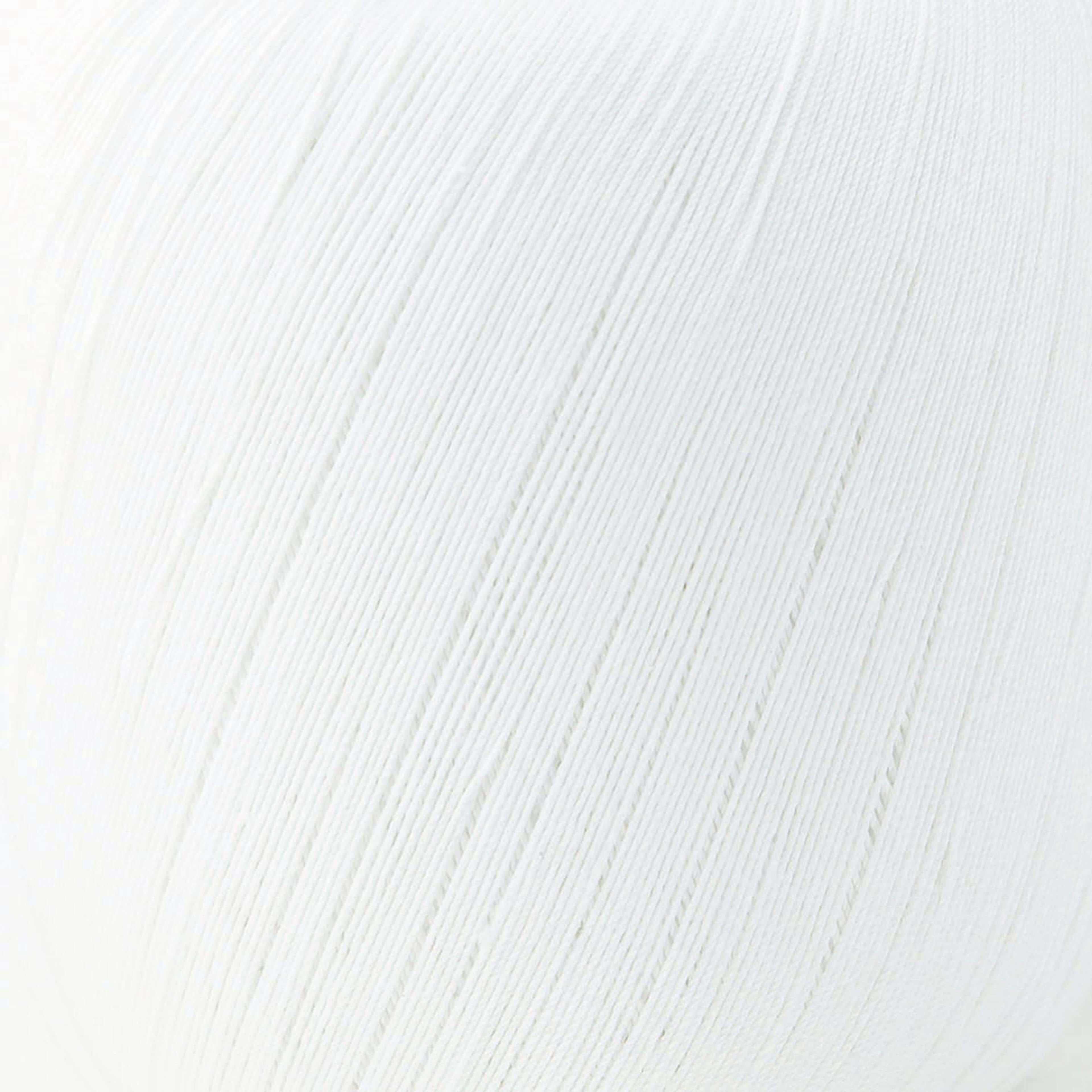Gründl Häkelgarn 100, Baumwolle dünn zum Häkeln Handarbeiten DIY, 100g Häkelwolle, 566,00 m (Baumwollgarn, Filethäkelgarn), 60° waschbar